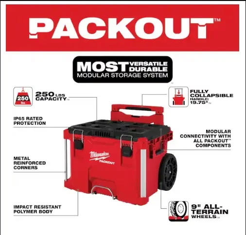 Toolstorage Professional with Heavy-Duty, Modular - Black 48-22-8427 for Multiple Applications Model B44642