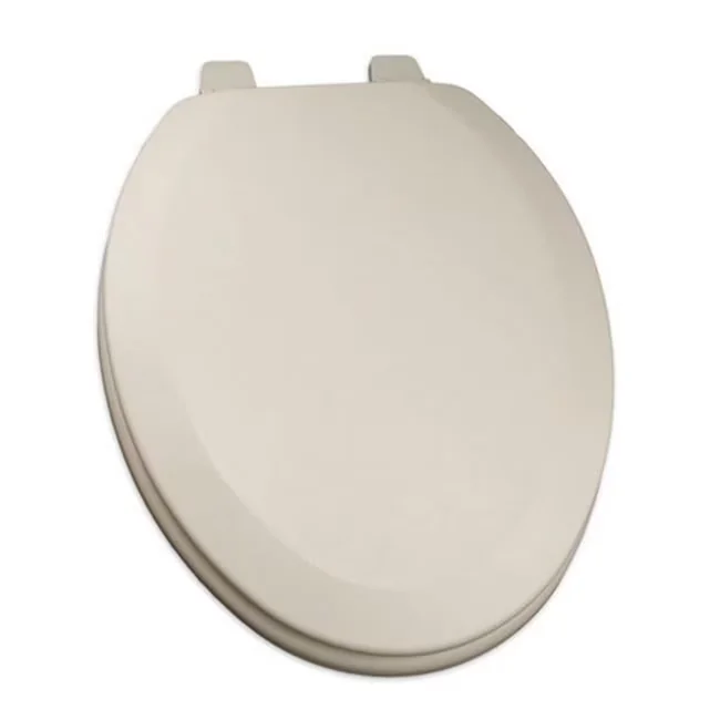 Essential Toilet Seats And Lid with Adjustable, Adjustable Hinge, Clean with Warm Soapy Water - Wood Beige Model D366AE