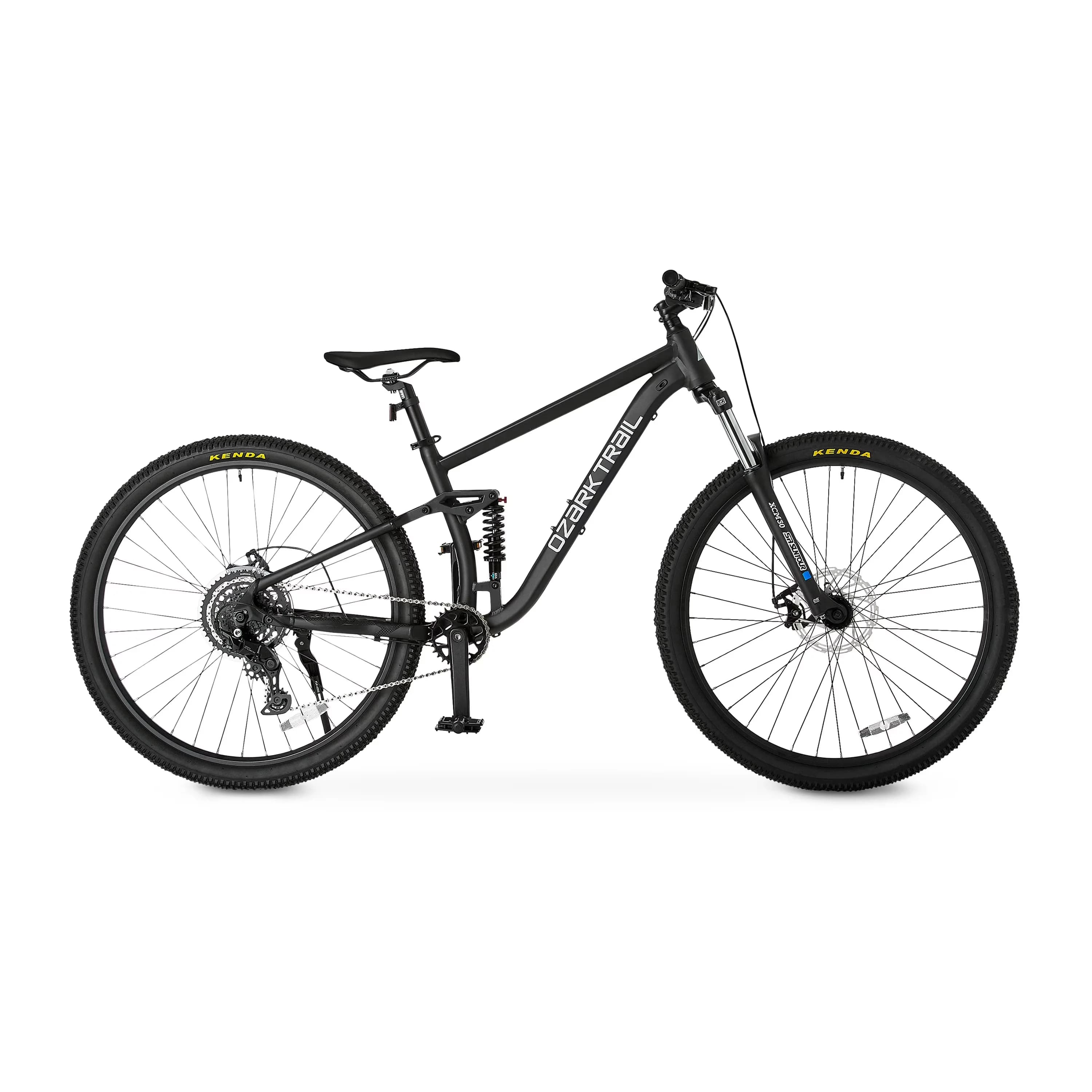 Professional Mountain Bike with Lightweight, Fits Riders 5'1", 29" FS.2 Slalom Full Suspension - Black Model 270337