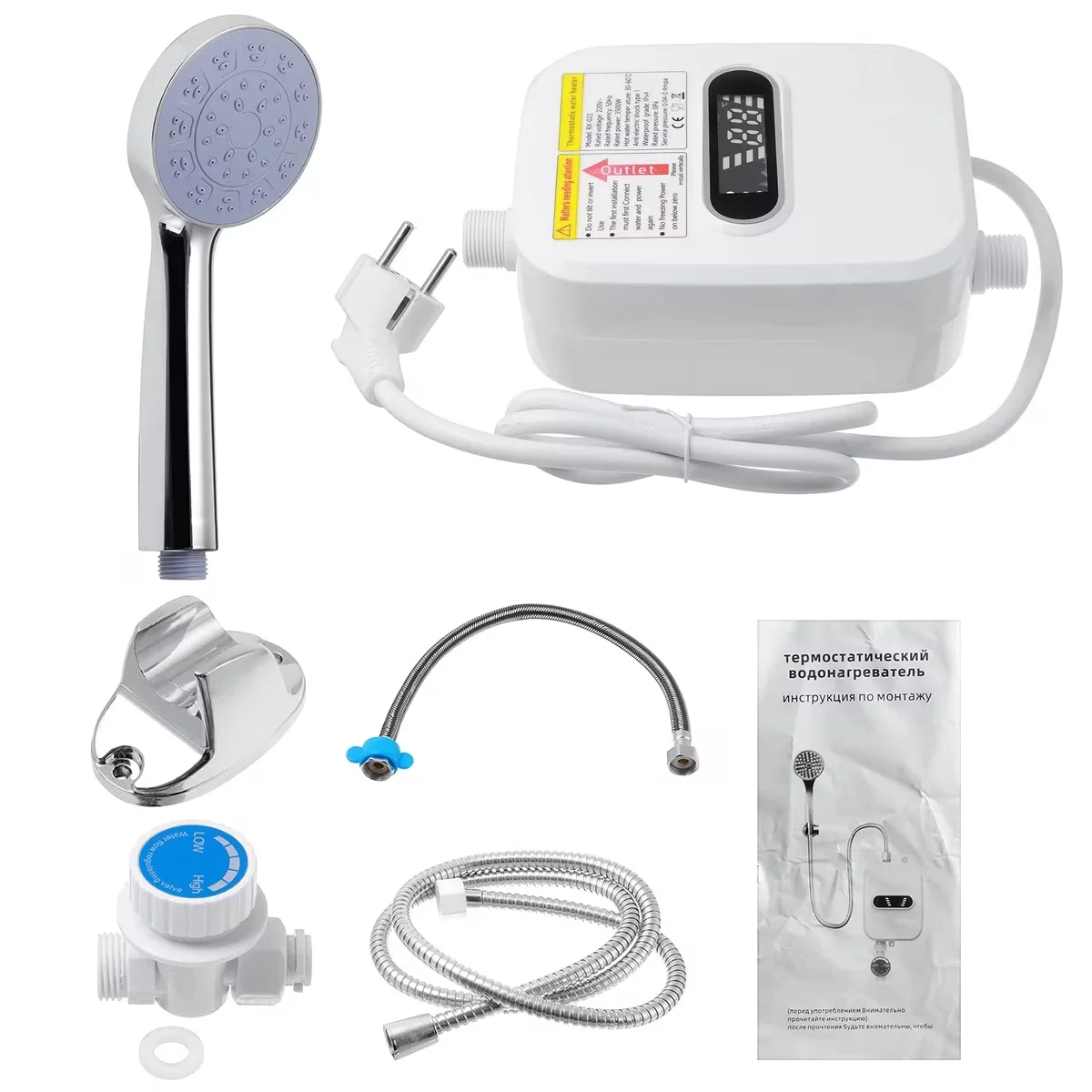 Plumbing Classic with 3500W, Energy Efficient, Electric 3500W Tankless Water Heater - Model 7F4126