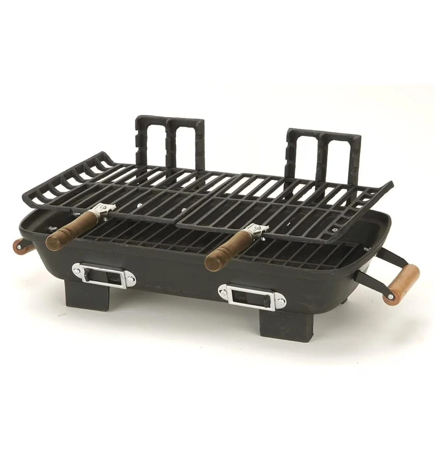 Professional Charcoal Grill with Portable, 157 sq. inch cooking surface - Cast Iron Model E14469