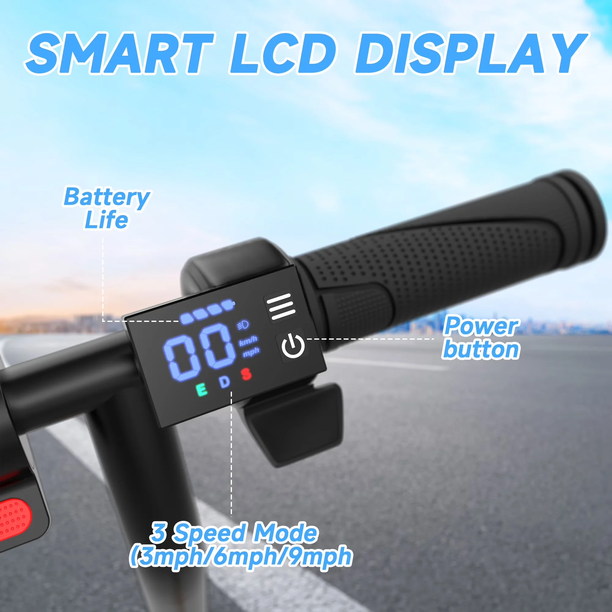 Scooter Versatile with 250W, Foldable, Electric - Aluminium Alloy - Quality Construction Model 786960