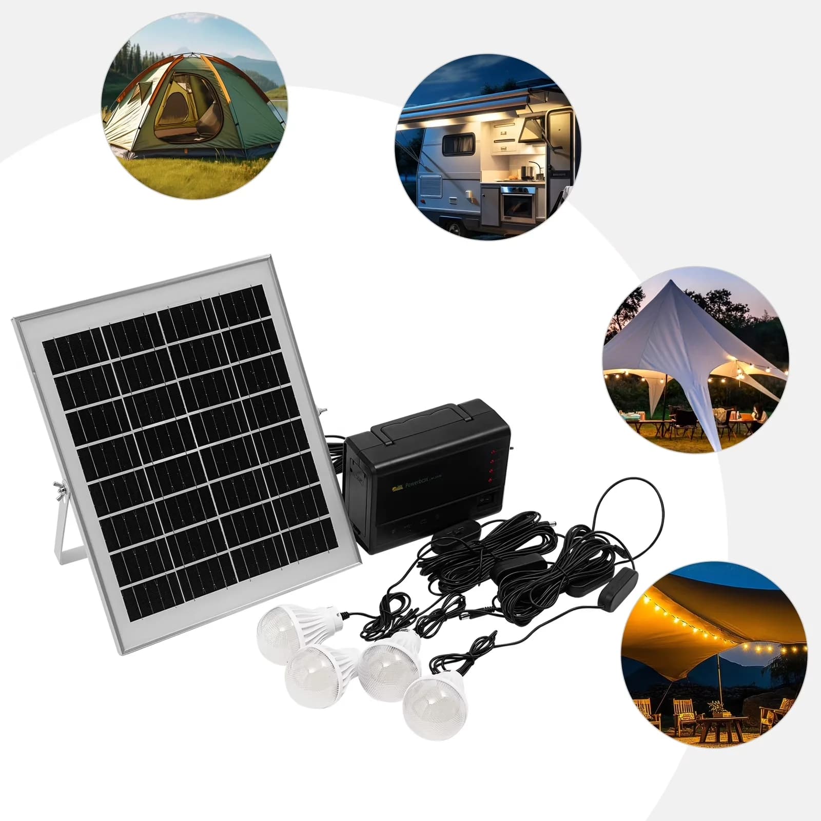 Professional Generator with Short Circuit Protection, Usb Port - Black Model 1F20F5