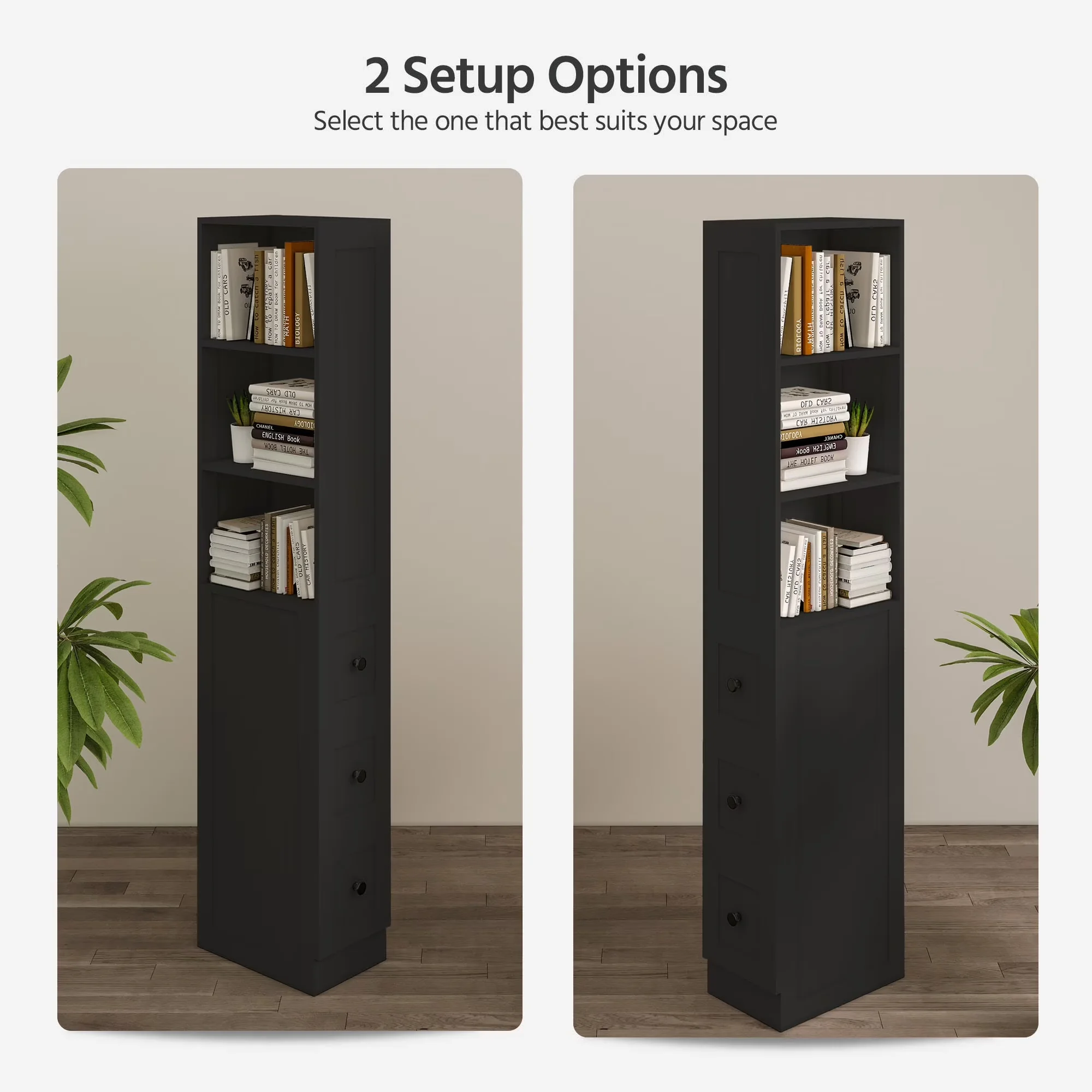 Efficient Kitchen Renovation with Modern, Adjustable Shelves - Medium Density Fiberboard Black for Small, Bathroom Model B2DB0A