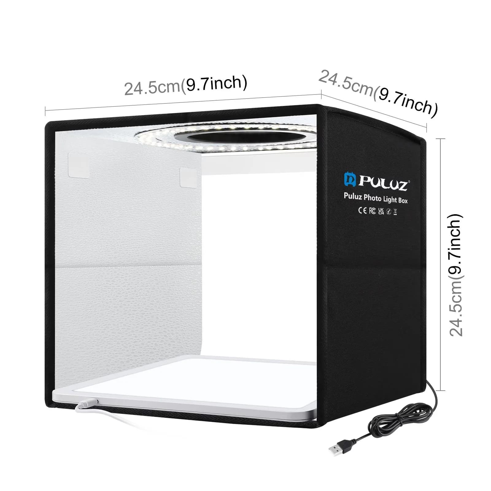 Professional Novelty Light with LED - Folding - Compact and Portable Model 7772ED