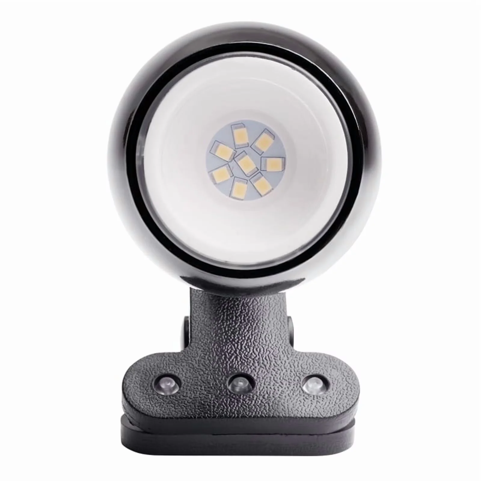 Desk Lamp Efficient with LED, Adjustable Head, Adjustable Height - Plastic, Metal Black Model A537F1