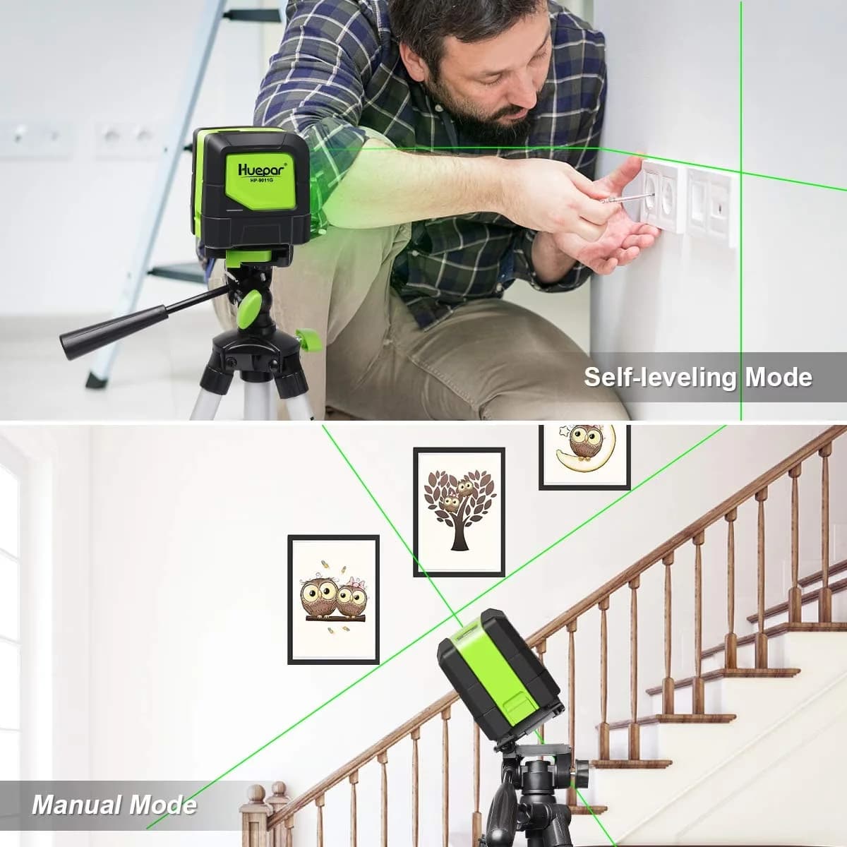 Sleek Measuring Layout with Battery, Magnetic, ITEMS IN THE PACKAGE: - Abs Green Model CBFDCC