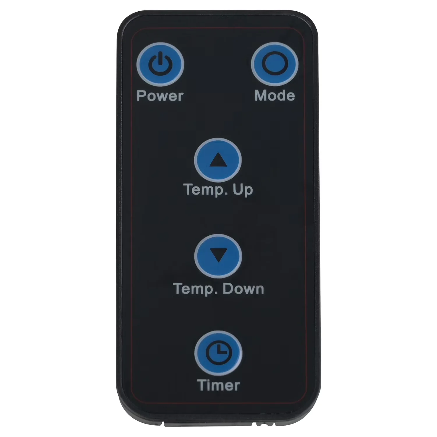 Sleek Portable And Electric Space Heater with Battery, 1500W, Adjustable - Black Model 772951
