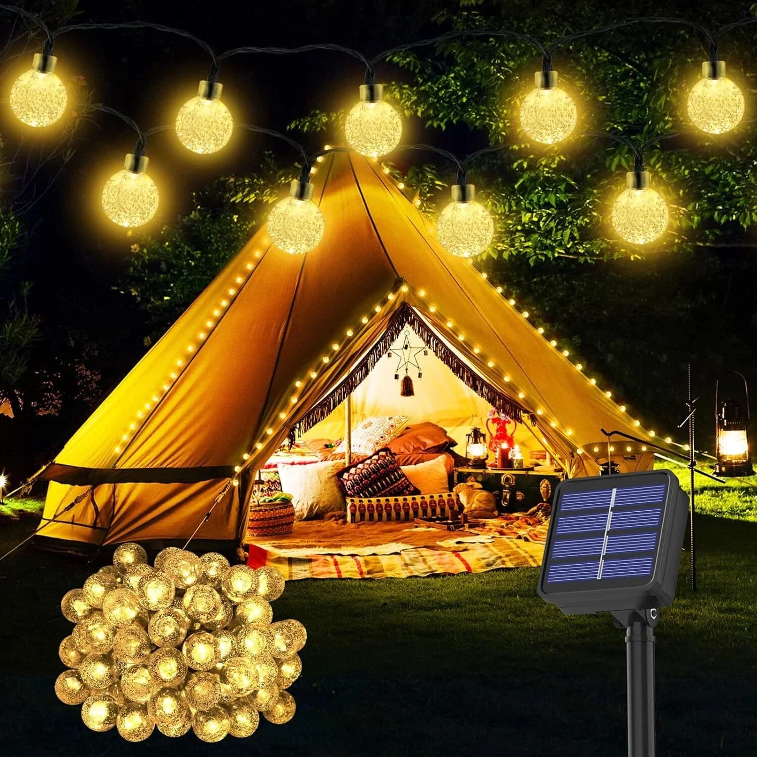Efficient Novelty Light with LED, Solar - Ball - Quality Construction Model 0BF92B