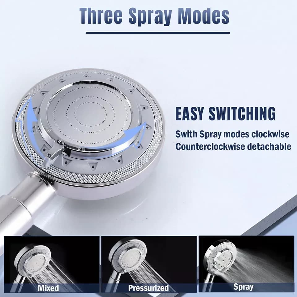Compact Shower Head with Handheld - Multi - Long-Lasting Performance Model 7D46C8