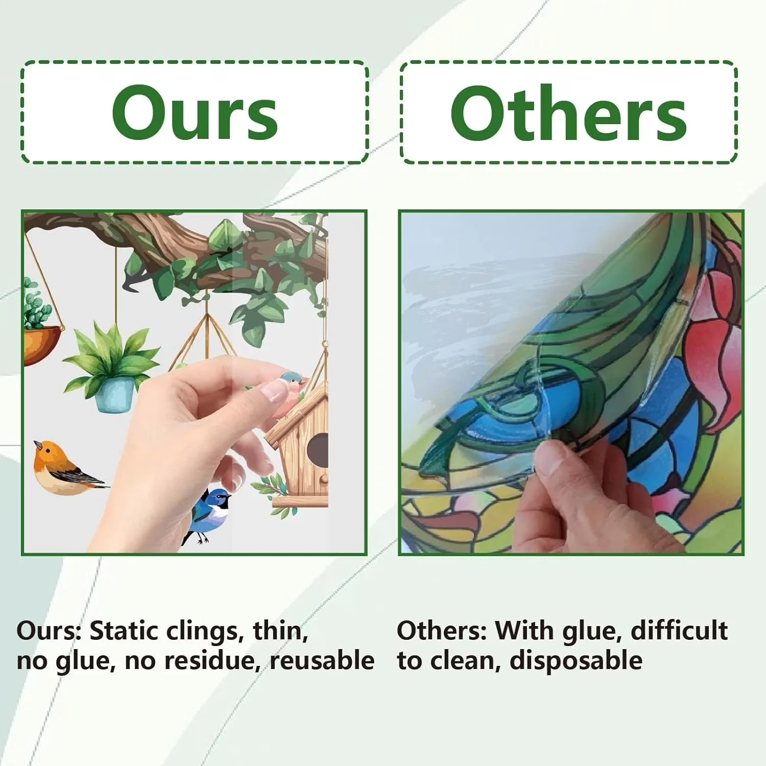 Wallpaper Wall Decals Wall Covering Compact with Reusable - Plastic 38 x 120cm Model 629B10