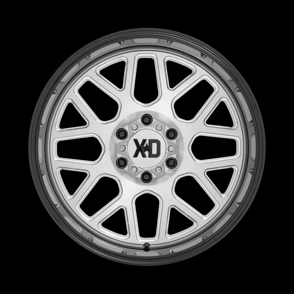 Compact Wheels And Rim with Gloss Black Lip Finish - Aluminum Black - Low Maintenance Model 7850FA