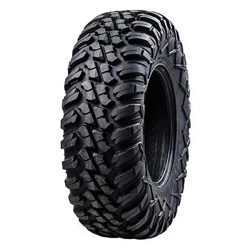 Sleek Atv Tire with Set Of (2) 25x8-12 (2) 25x10-12 Tires, Tread depth: 3/4 inch., Excellent off road performance. - Model 02FFED
