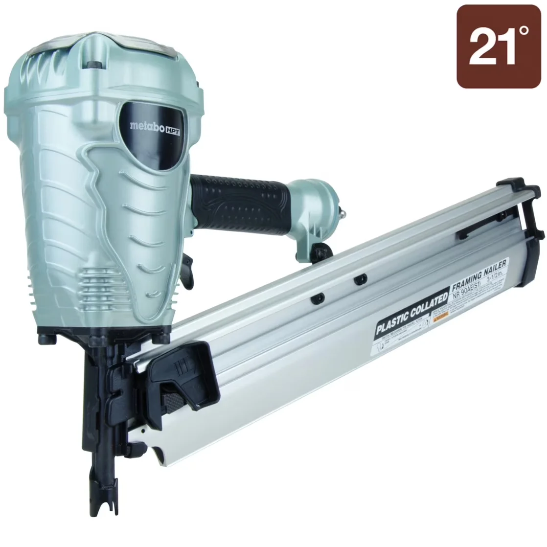 Reliable Air Tools Compressor with Lightweight, 21-Degree, Pneumatic Framing Nailer - Model F4AC28