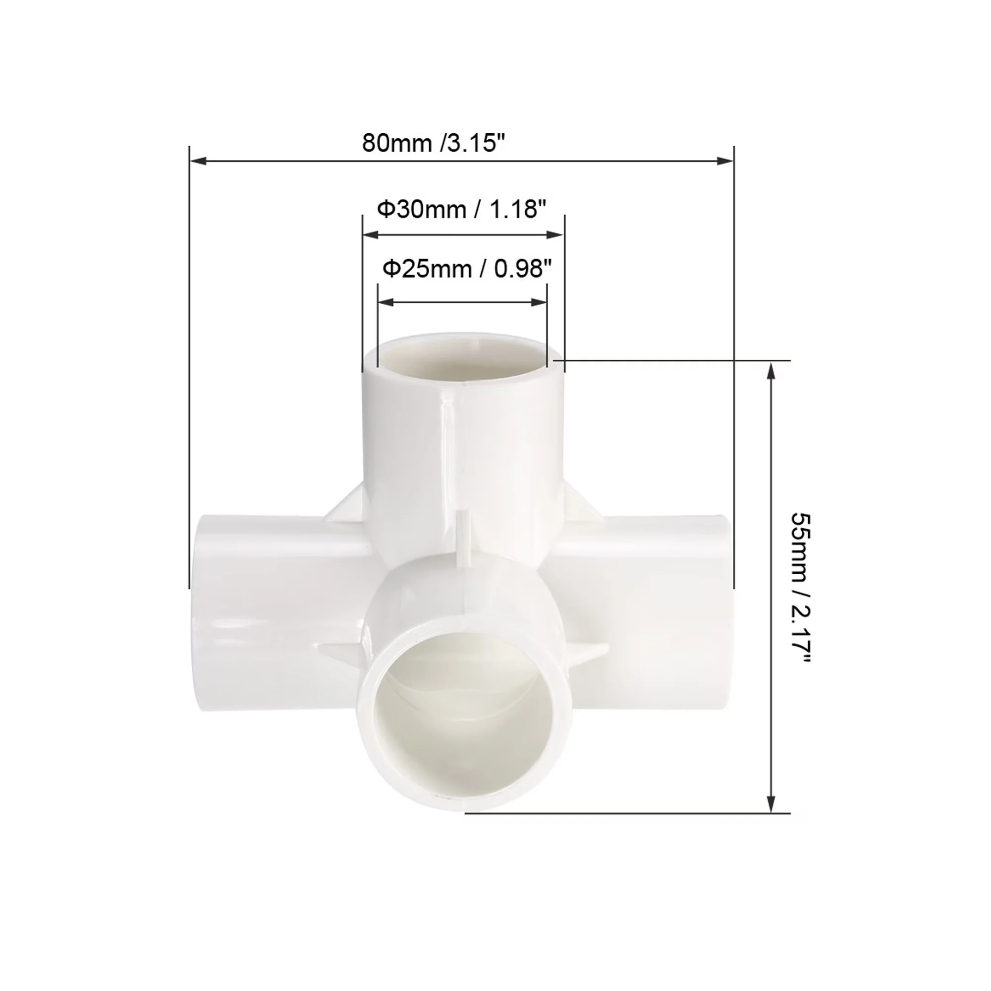 Plumbing Innovative with Easy Installation, Product Name: Pipe Fitting - Pvc White Model 82E121