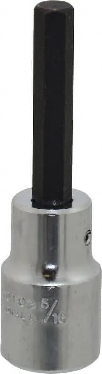 Classic Pro Tool with 1/2" Drive, 5/16" Hand Hex Bit Socket - Metal - Rustic Charm Model 4680ED