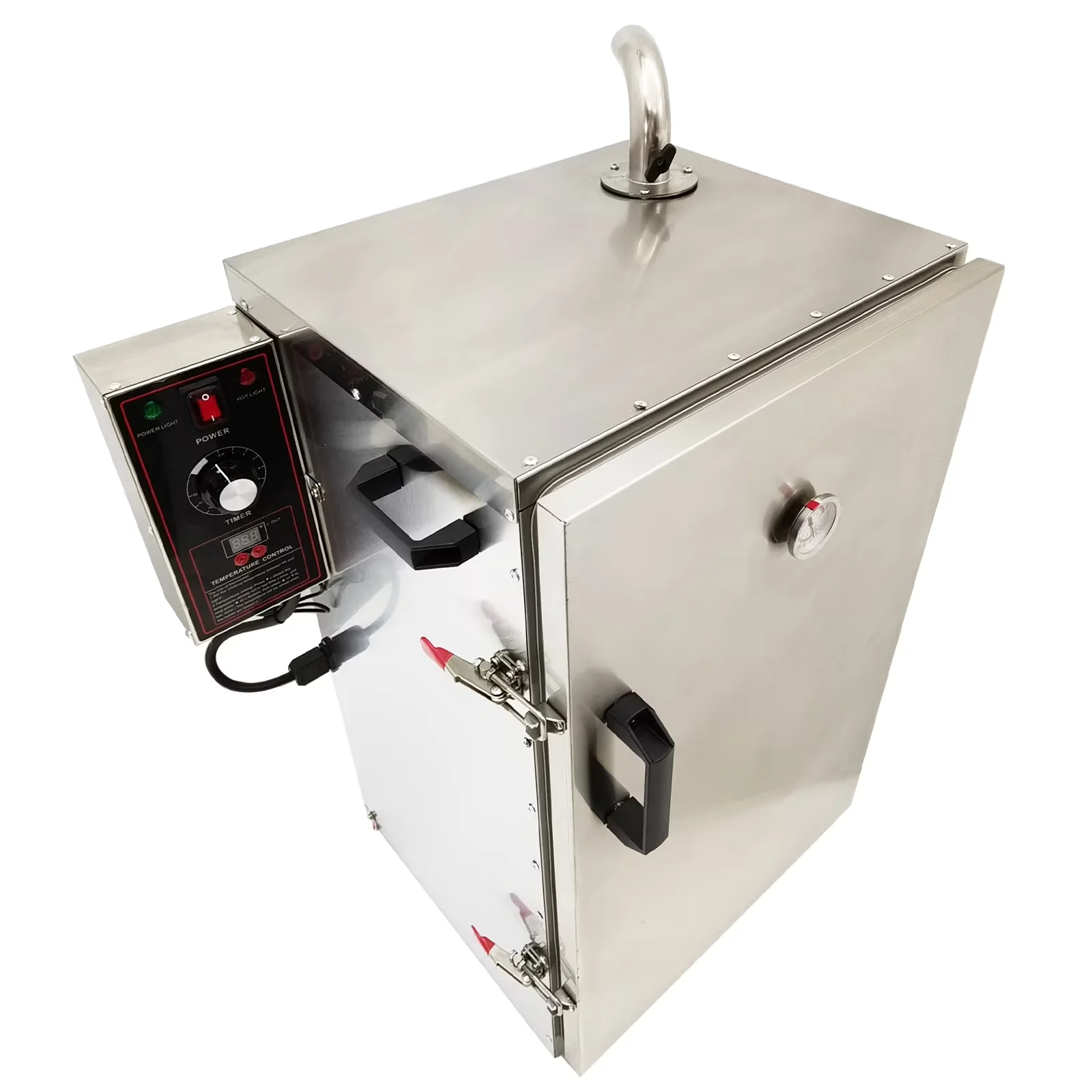 Essential Charcoal Grill with Digital Temperature Control, Digital Display - Stainless Steel Silver Model E2BF21