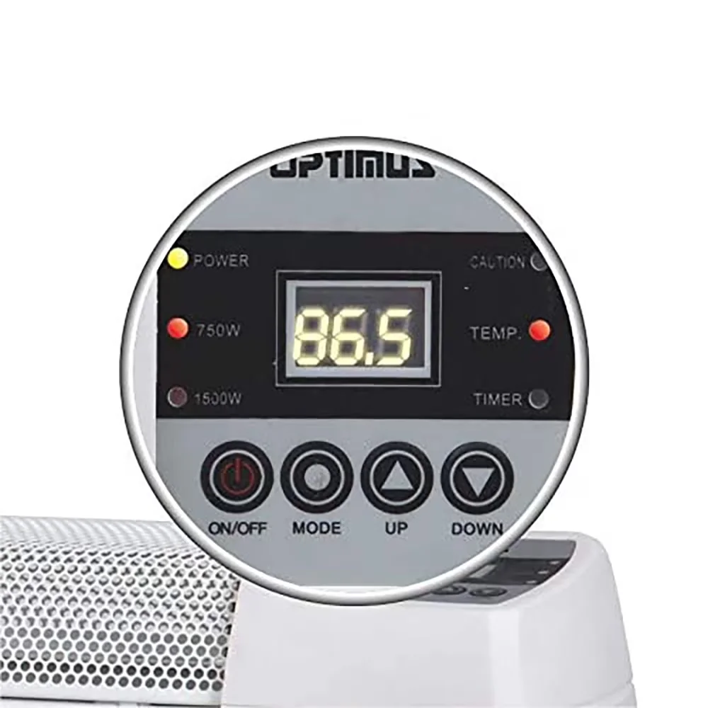 Stylish Portable And Electric Space Heater with Temperature Controlled, Automatic Shutoff - White Model A1ECDF