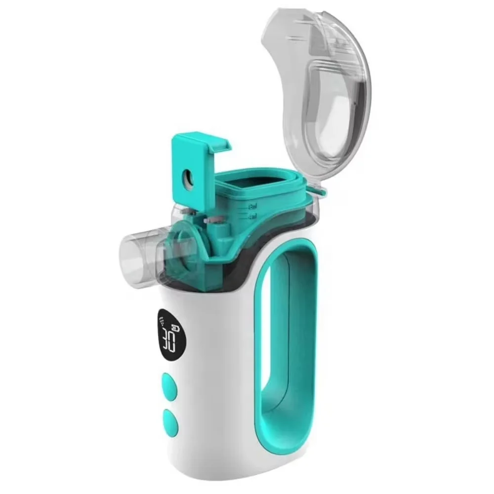 Stylish Air Purifier with Portable and Rechargeable Water Sprayer, Handheld Water Ionizer - White Model F4ADD8
