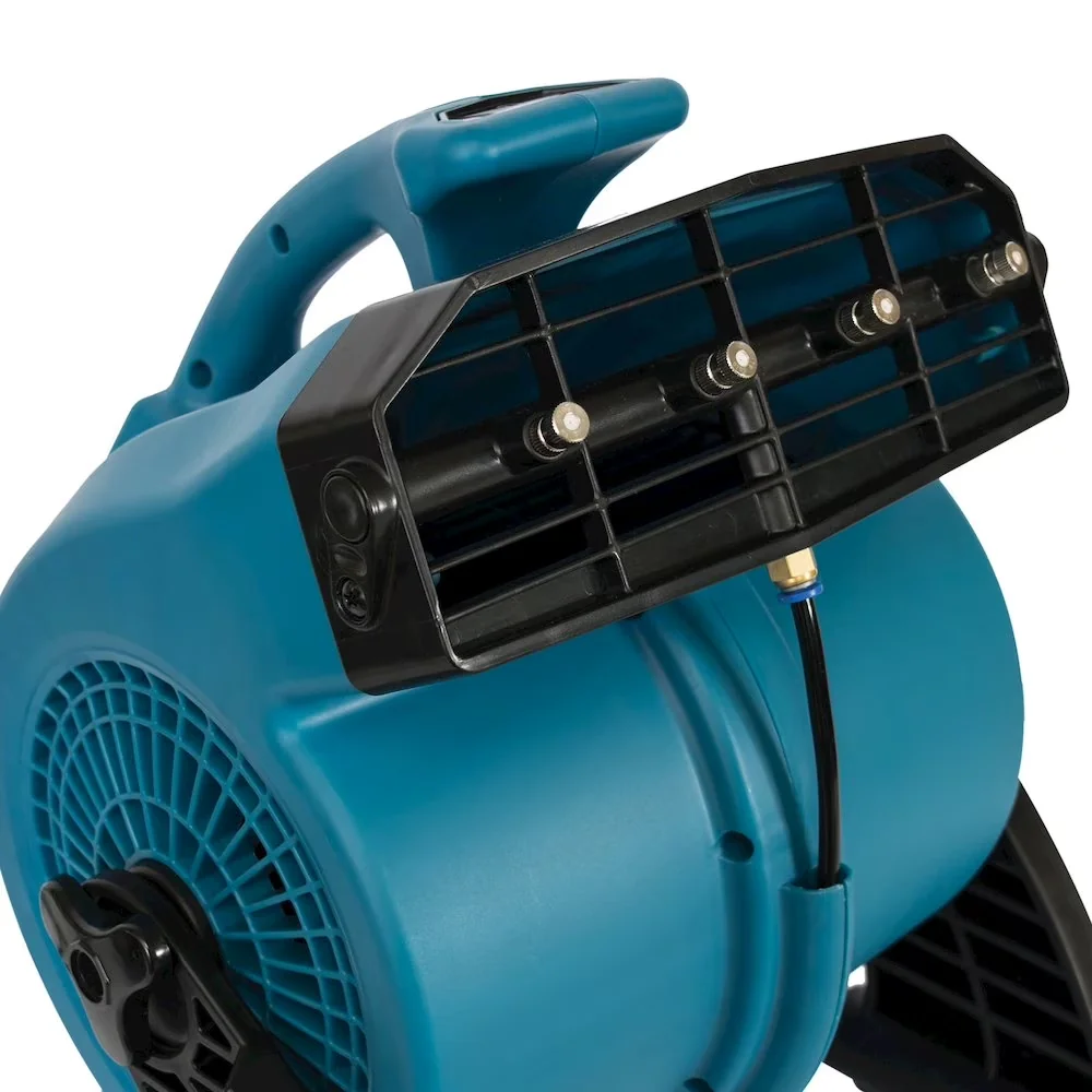 Stylish Fans In Cooling with 144W, Adjustable Flow, 144-Watt Portable Outdoor Solution - Blue Polypropylene Model EE15AA