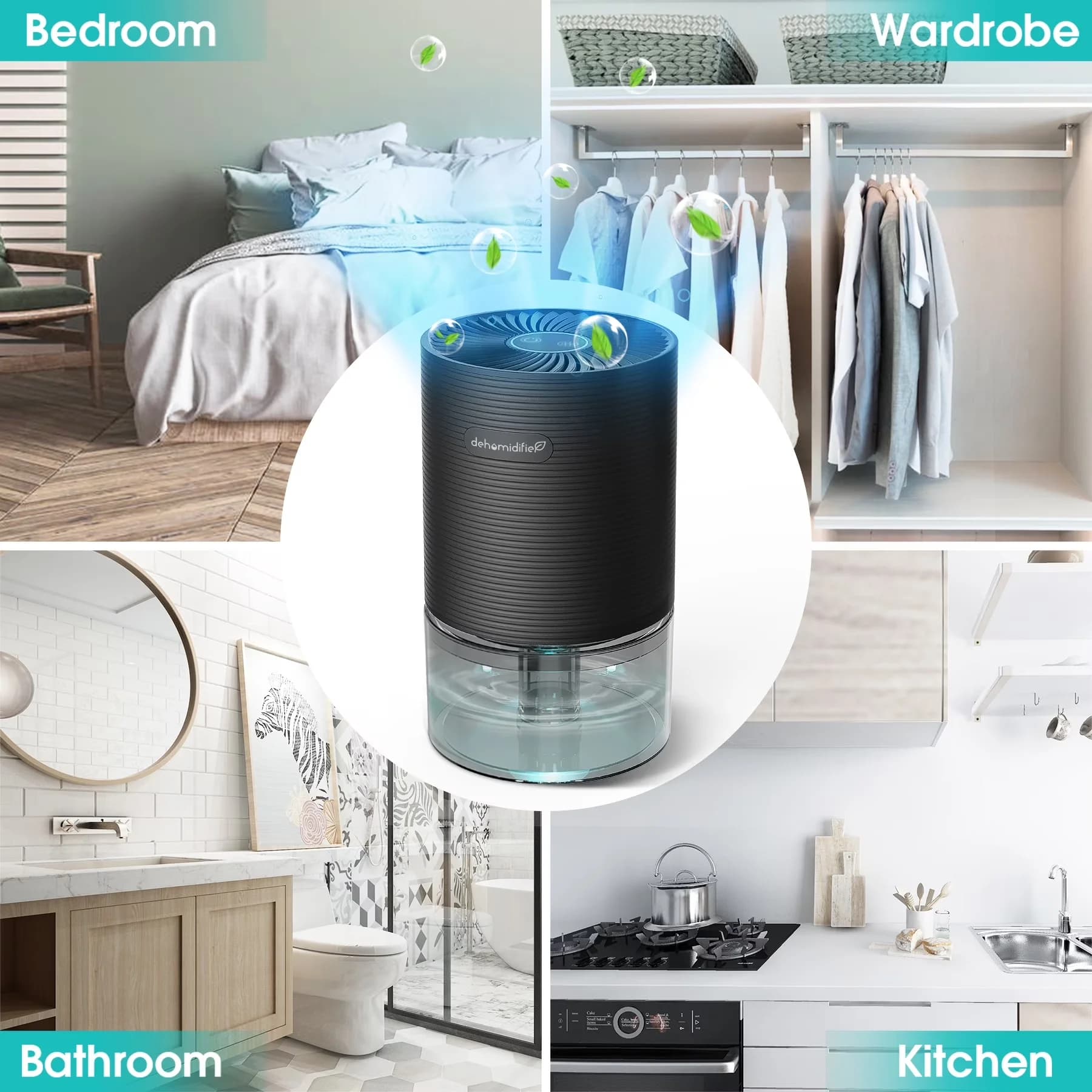 Dehumidifier Quality with LED, Automatic Shut-Off, Auto Shut Off function - Model 291004