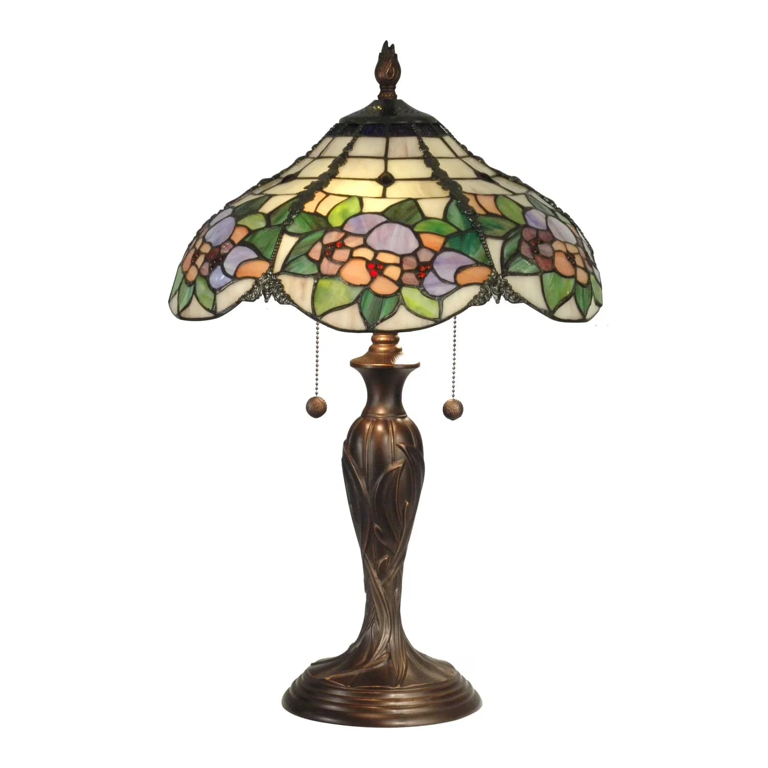 Table Lamp Classic with Incandescent, Energy Efficient, Family: Chicago - Brown Bronze Model D16AF0