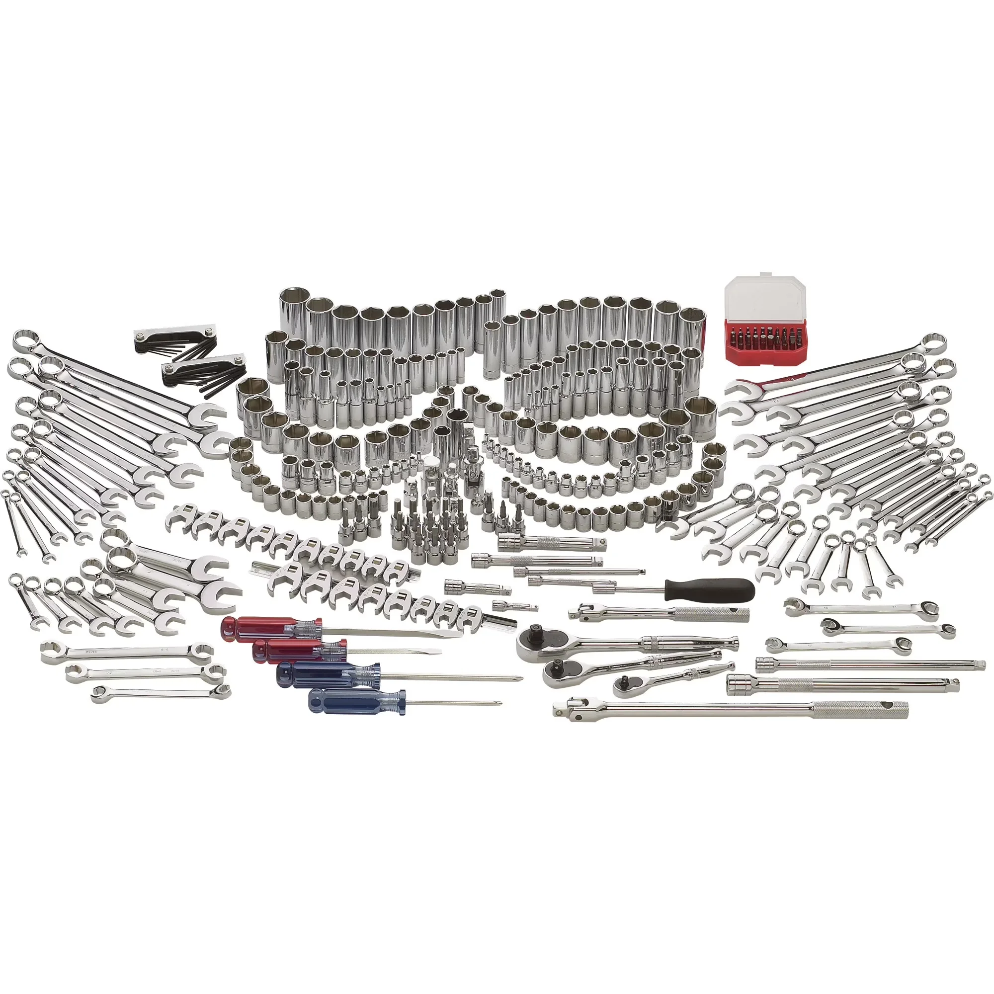 Efficient Hand Tool Set with Folding, 1/4in, 305-Pc for Daily Use - Model D50CFD