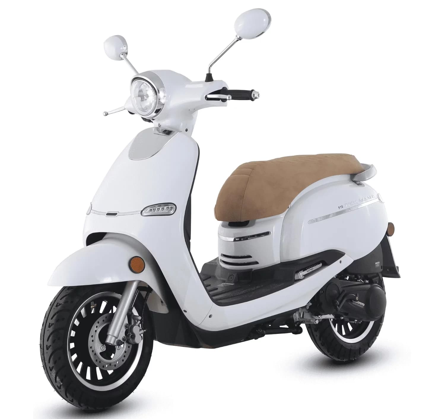 Efficient Scooter with LED, Headlights, 170cc - White 12 - Premium Collection Model 482508