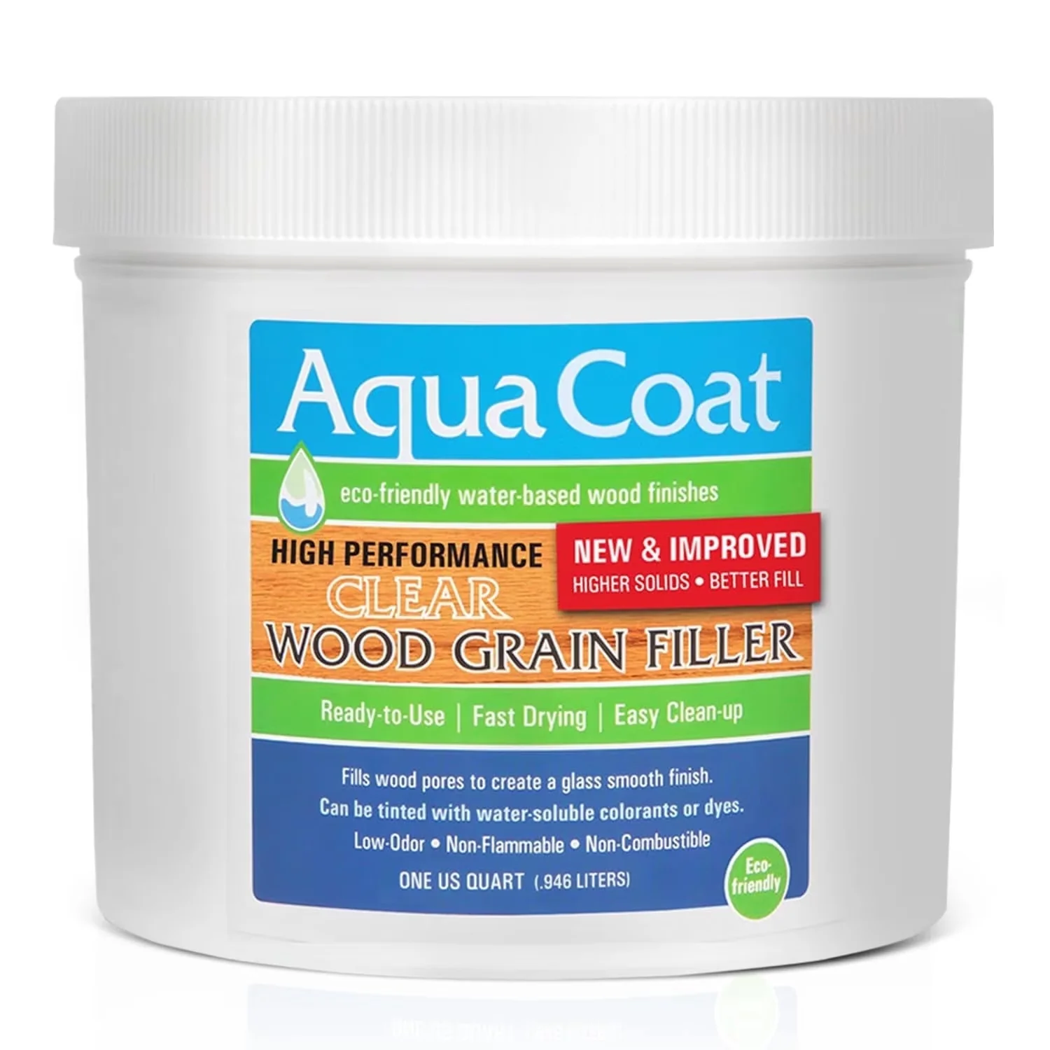 Essential Building Material with Eco-Friendly, Apply over raw or stained wood - Clear Quart Model AF9548