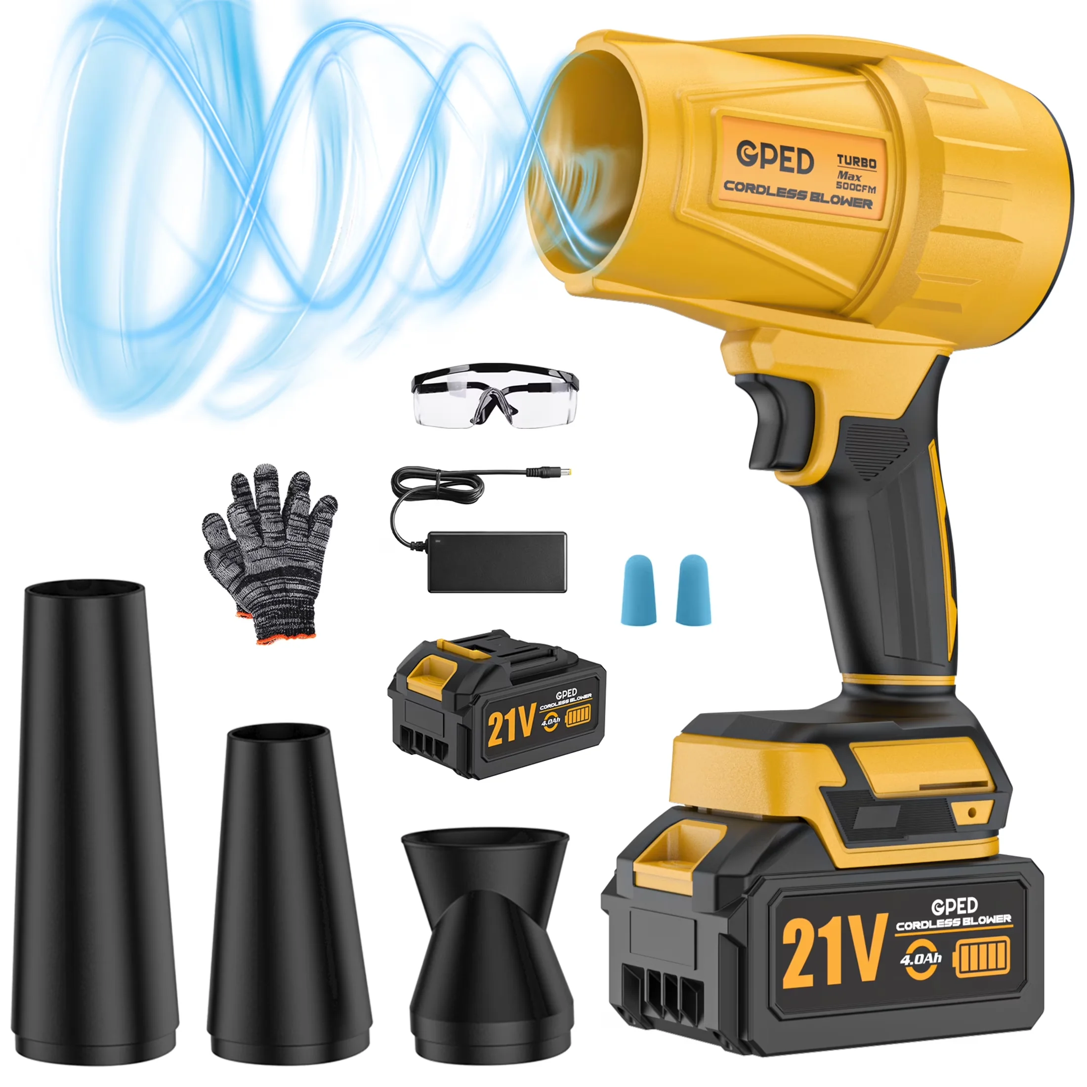 Versatile Leaf Blower with Battery, Cordless, Mini - Long-Lasting Performance Model 0A2237
