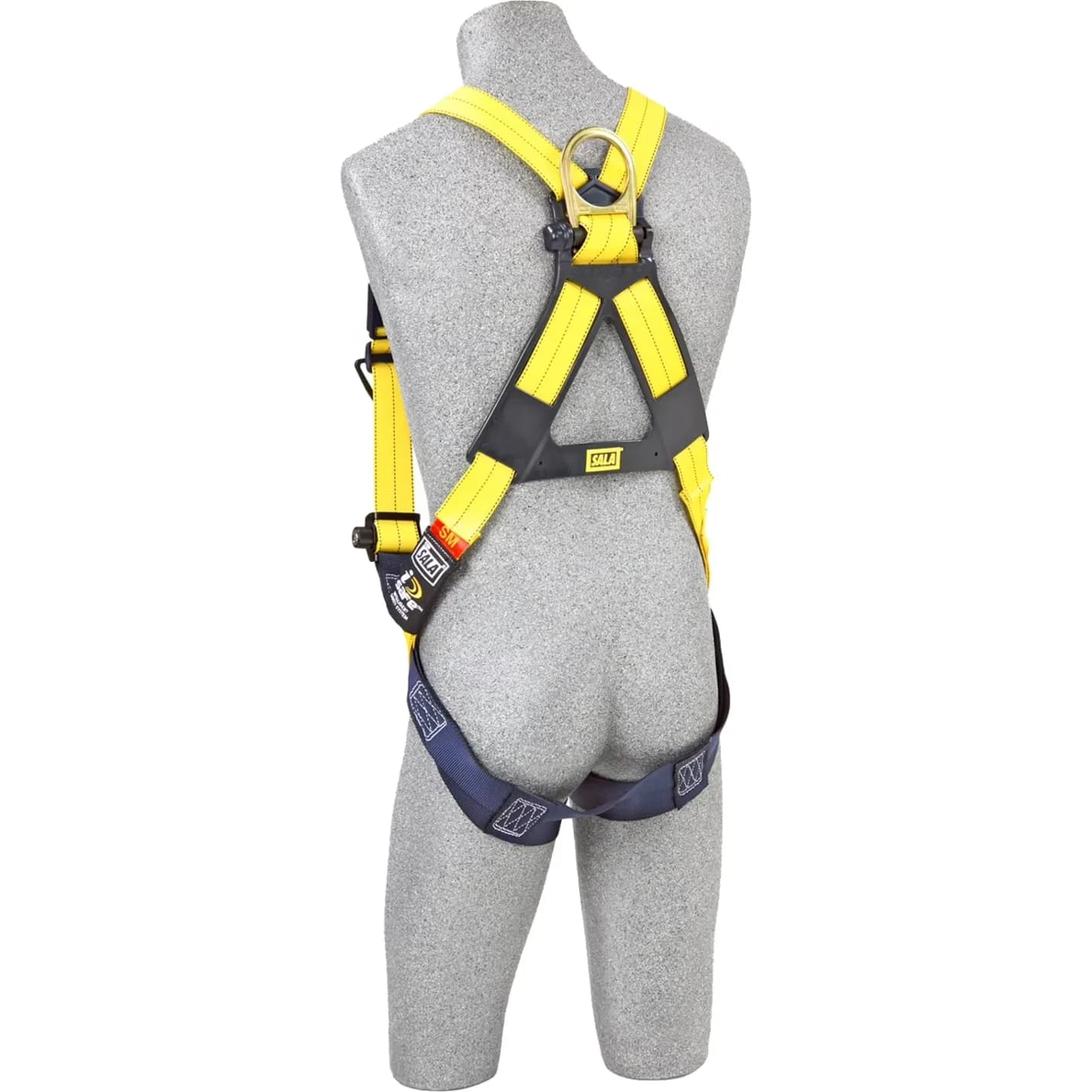 Modern Protective Equipment with Delta Vest-Style Harness - Yellow, Blue Velcro, Polyester Model E1CD49