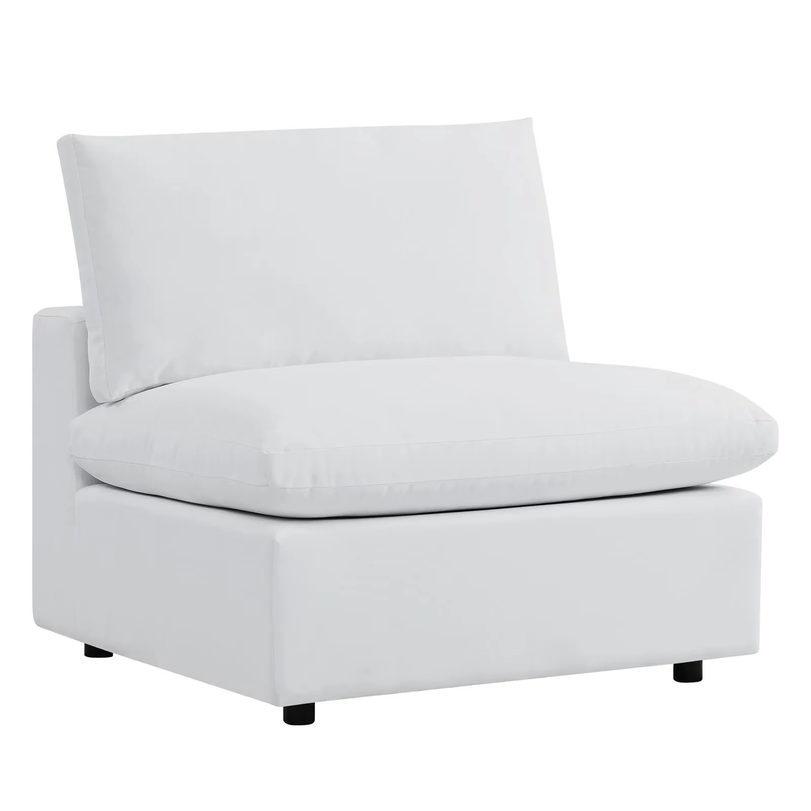Versatile Outdoor Sofas Sectional with Modern, Water-Resistant - Aluminum, Sunbrella White Model F0A331