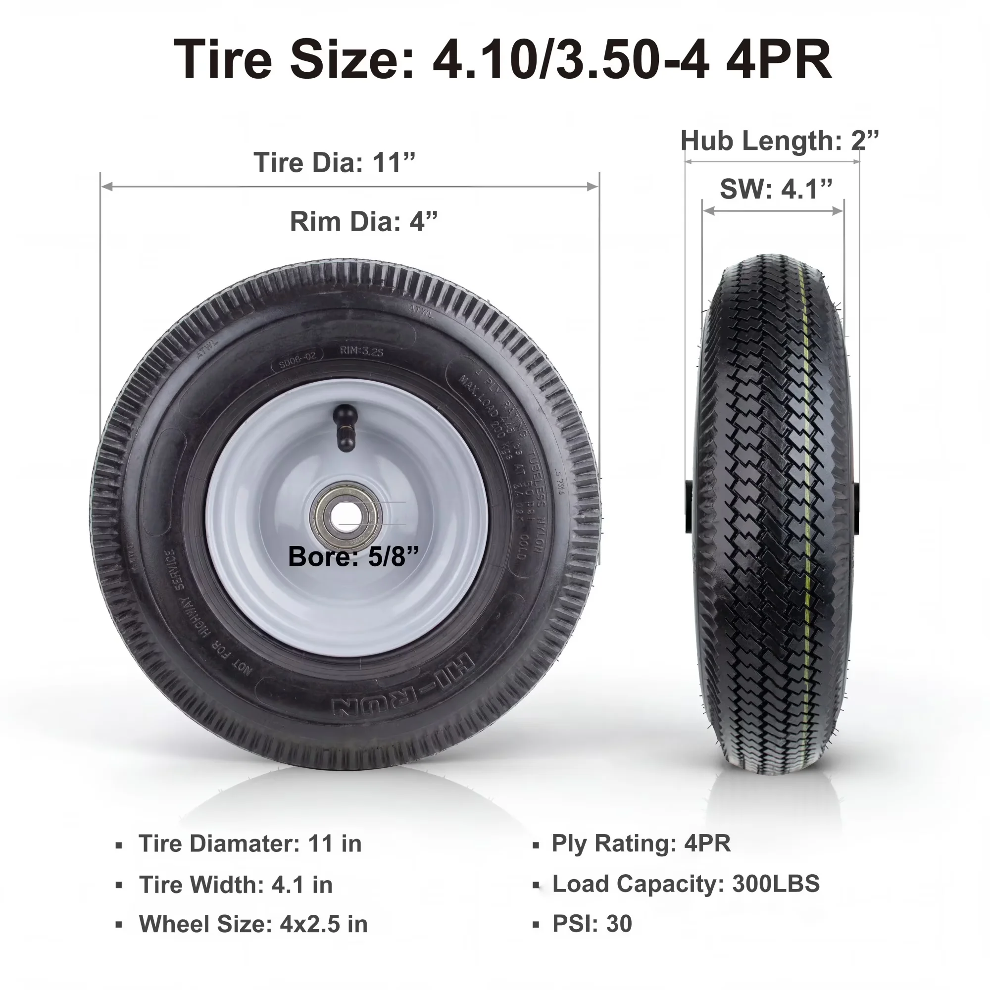 Innovative Lawn Mower Tire with Replacement - 50-4 for Everyday Use Model 55EB0D