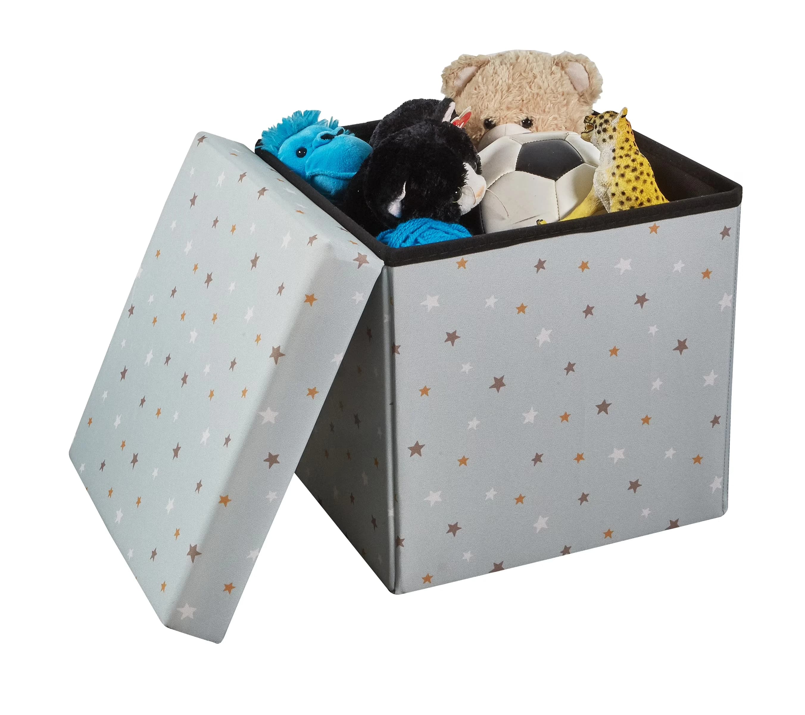 Garage Storage Supply Sleek with Collapsible, Removable Lid - Multicolor Medium Density Fiberboard Model 365614