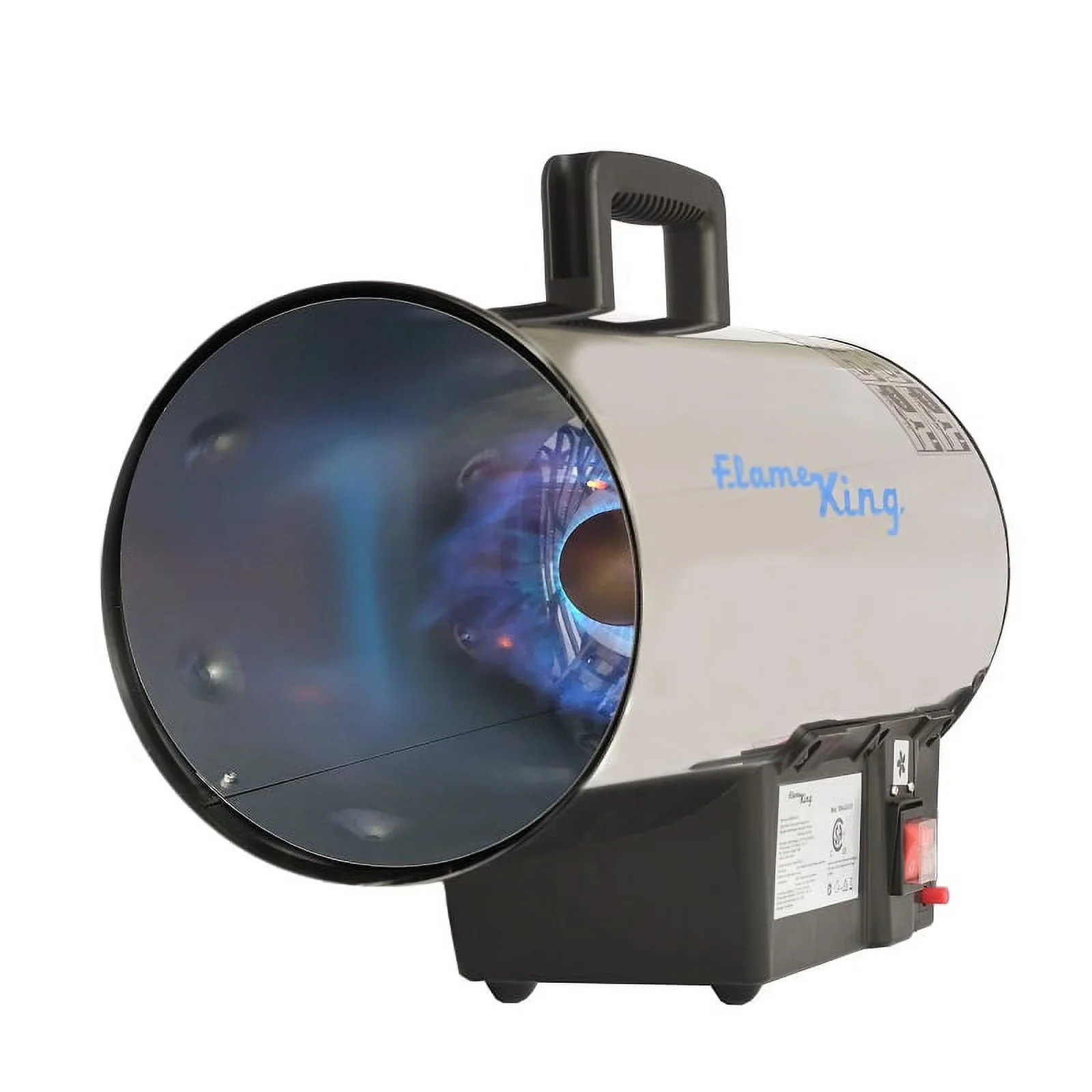 Portable And Electric Space Heater Versatile with Adjustable, Automatic Shutoff, 1500’ Coverage - Silver Model EDB107