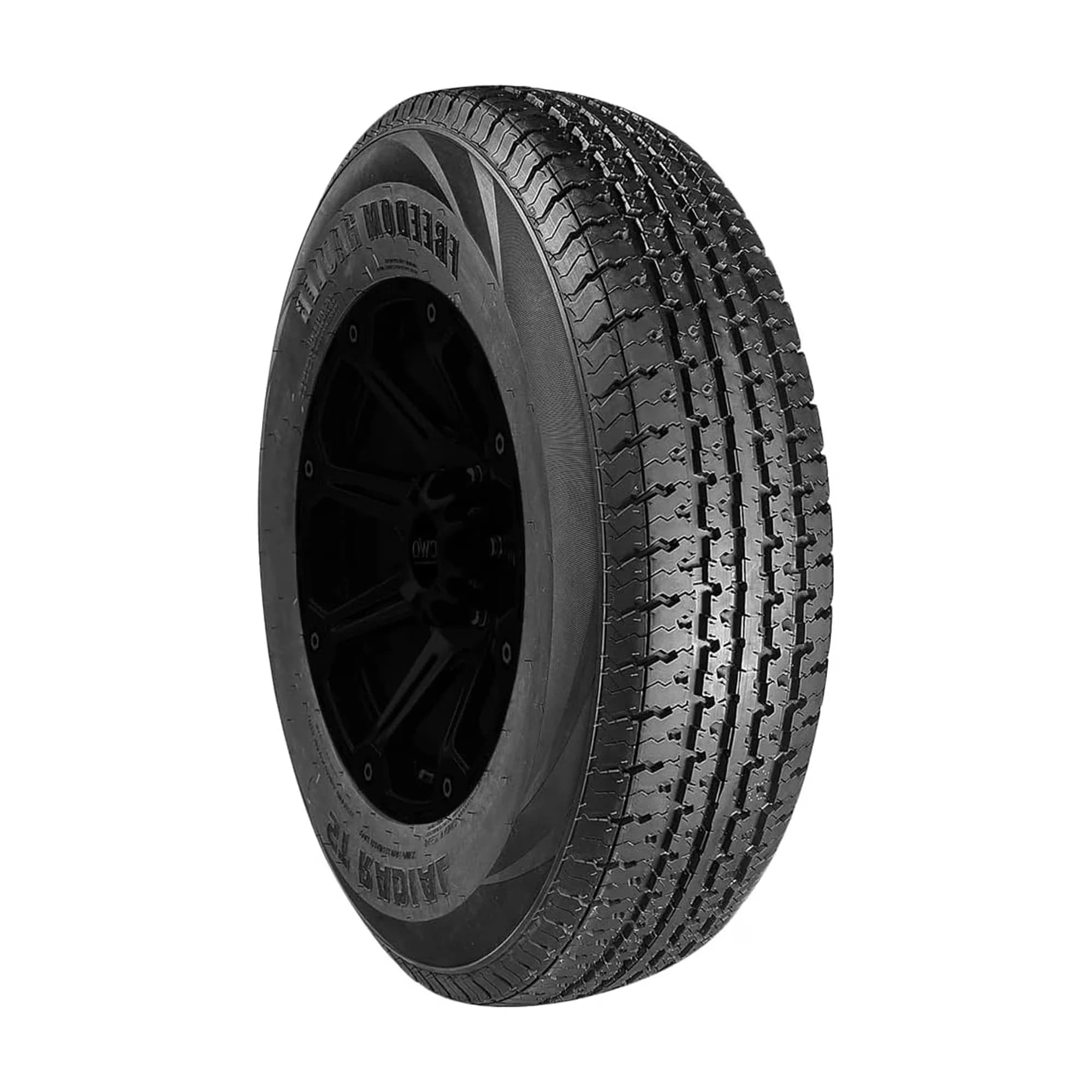 Innovative Trailer Tire with Fits Multiple Makes And Models, Black sidewall, ST Radial ST205/75R14 105L D - Model 182DFD