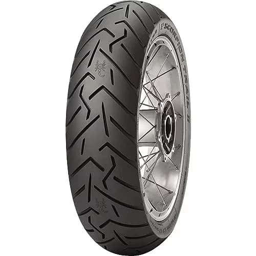 Sleek Motorcycle Tire with Increased mileage, Bi-Compound, Improved wet performance - Black Model D81027