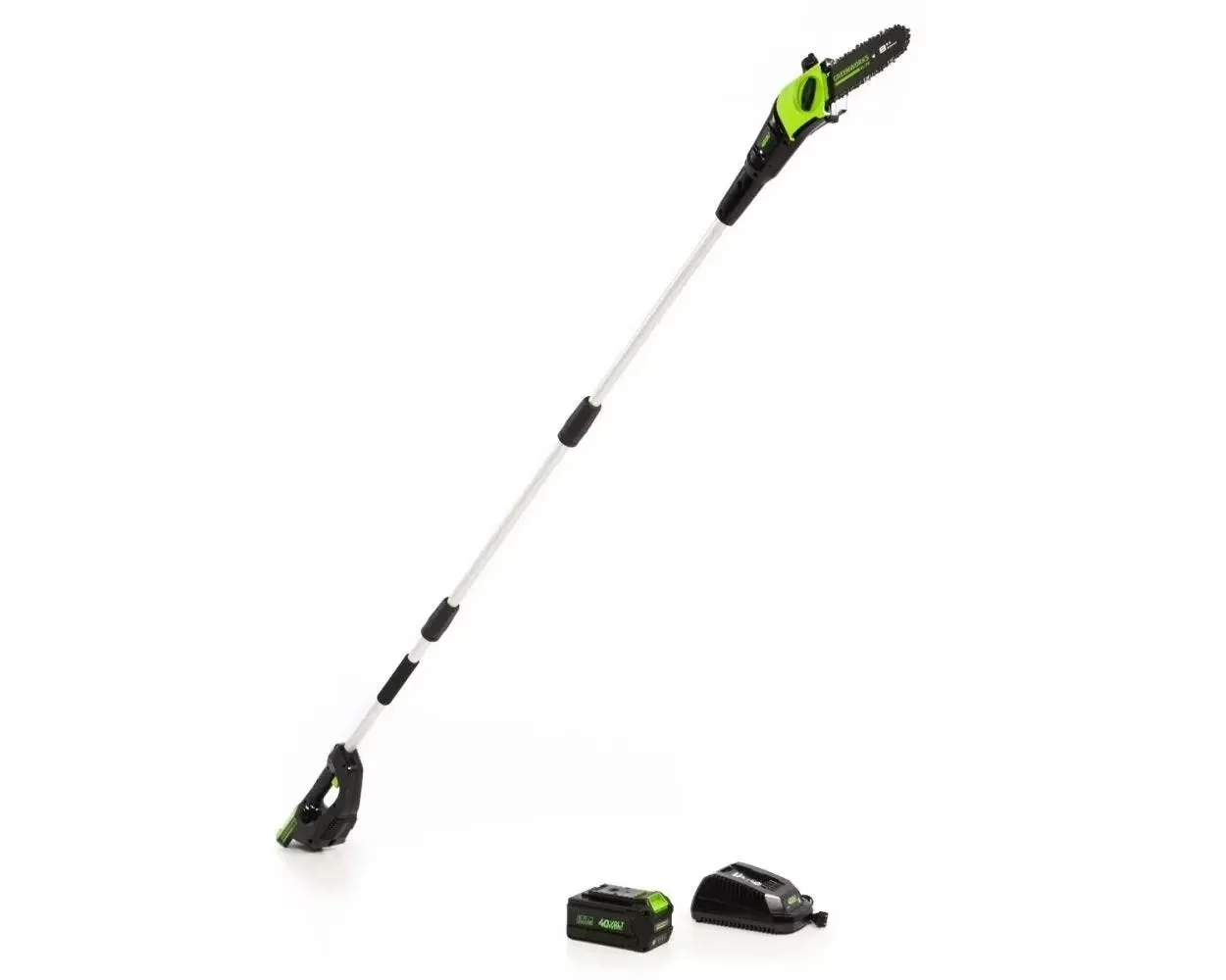 Compact Pole Saw with Battery, 40V, Bumper Spikes - Premium Collection Model 60E5F1
