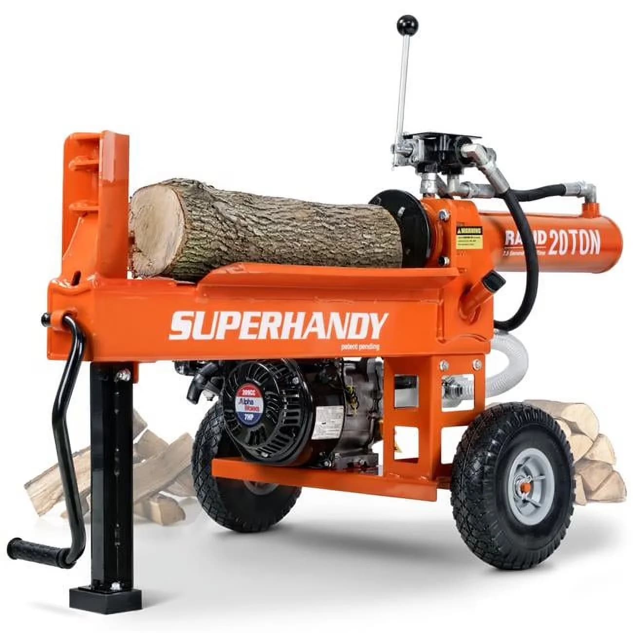 Classic Logsplitter with Wheeled, Maximum Log Diameter: 16 in., Maximum Log Length: 20 in. - Multicolor Model 407BA6