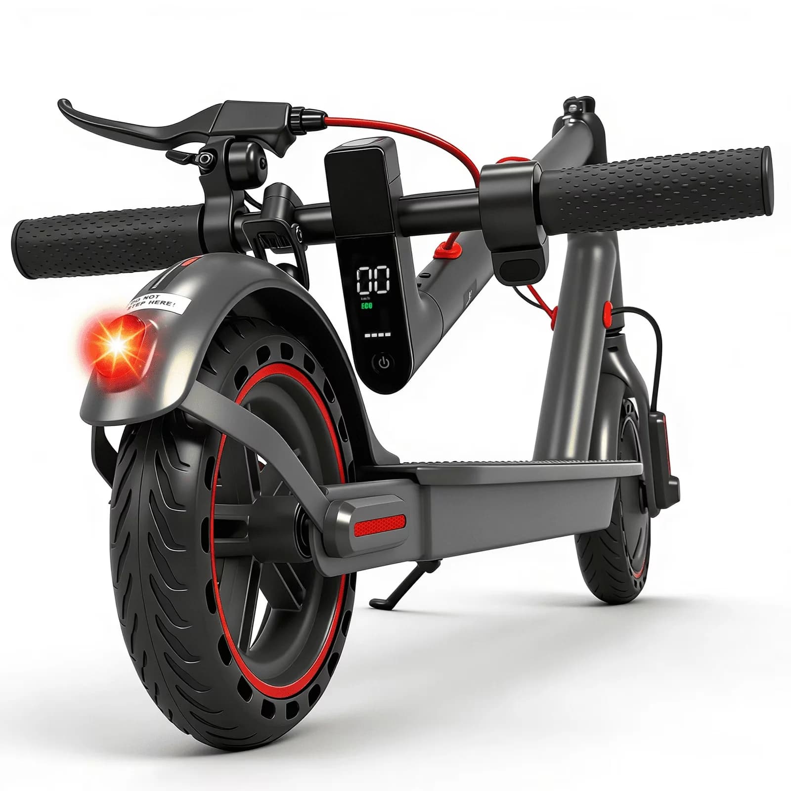 Durable Scooter with 350W, Foldable, Portable - Aluminium Alloy Black - Heavy Duty Model 565F63