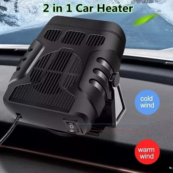 Modern Portable And Electric Space Heater with 120W, 12V - Abs - Ergonomic Design Model D52663