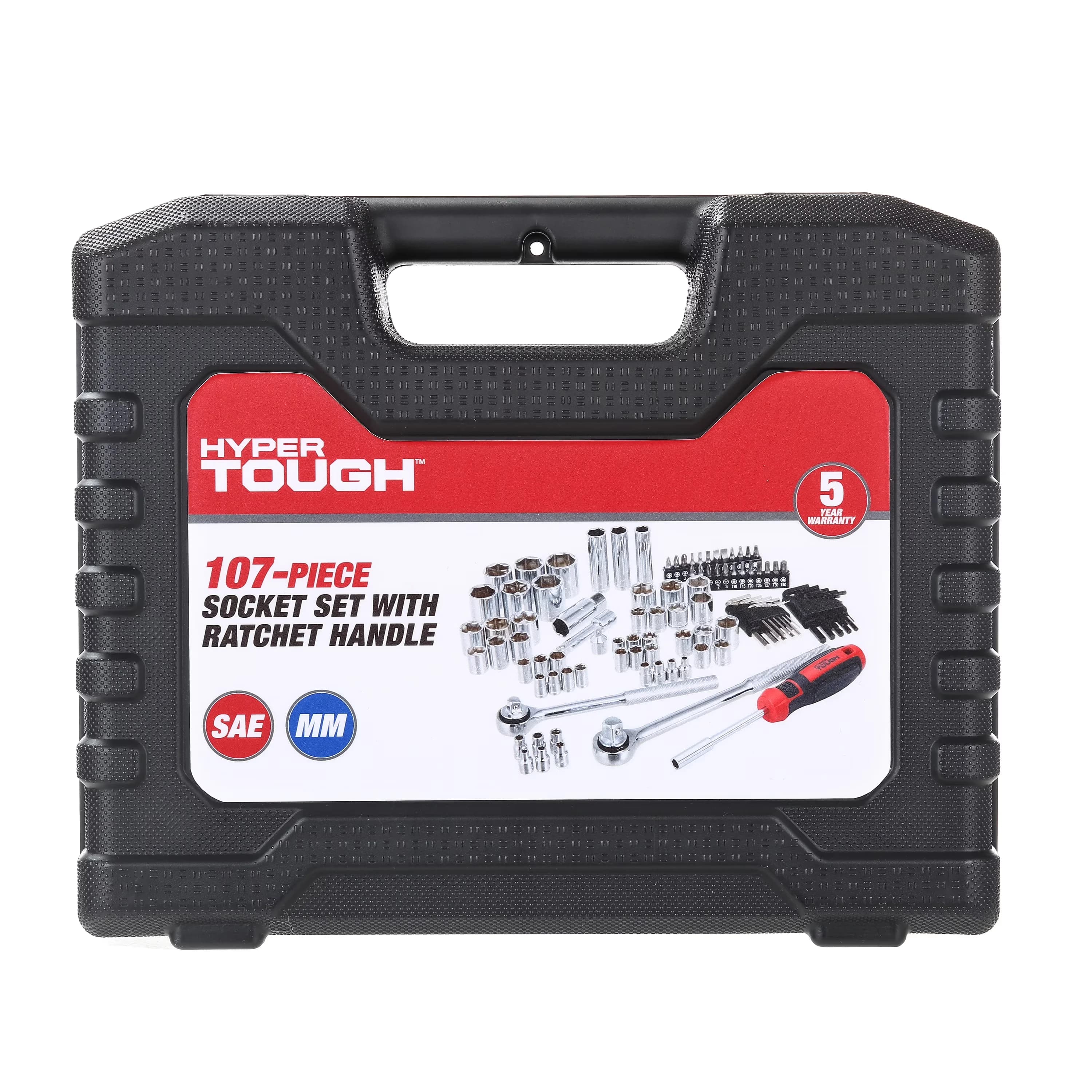 Innovative Hand Tool Set with Adjustable, 1/2 inch Drive Socket - Black 1/4 in Model 3C4A72
