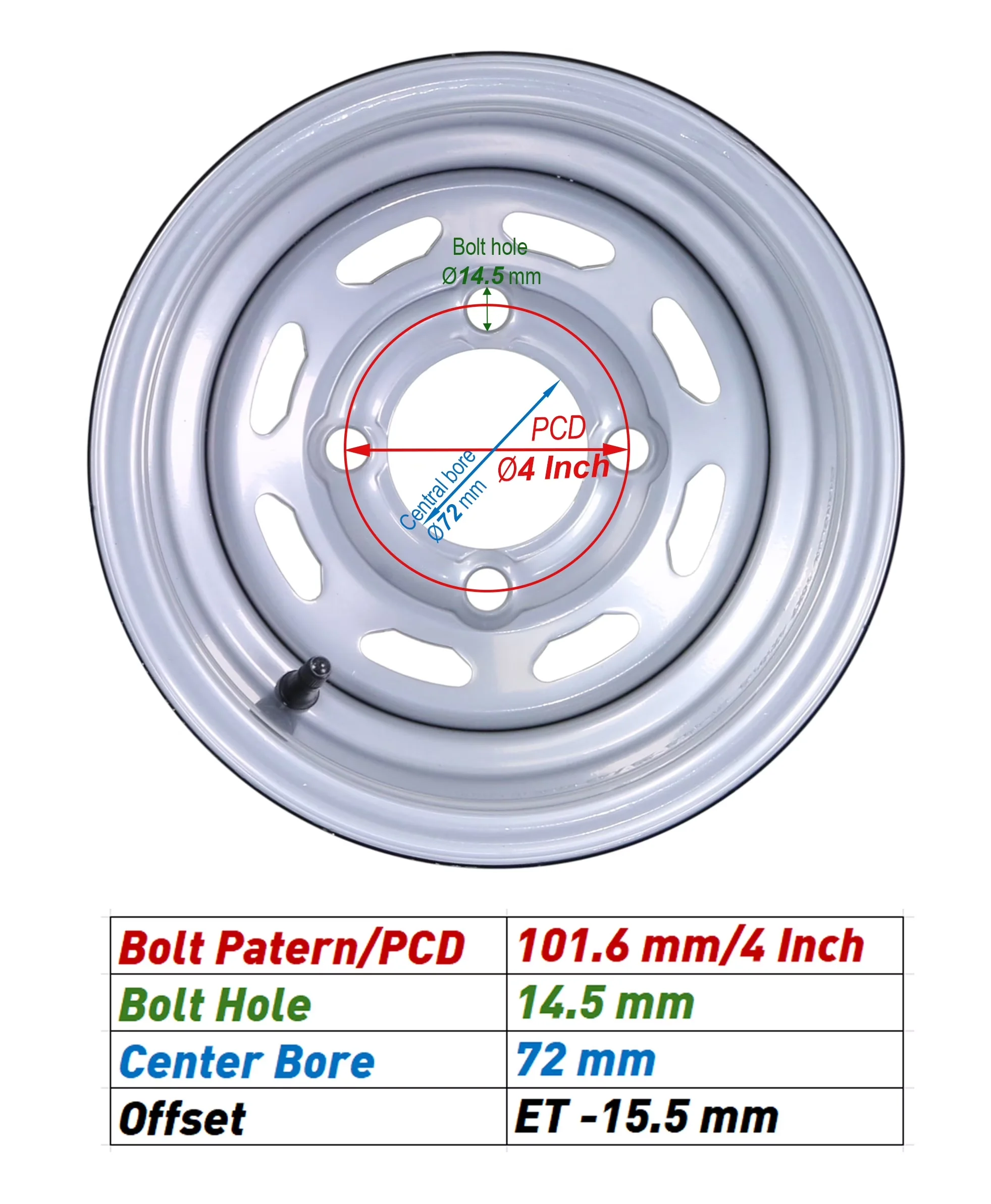 Efficient Golf Cart Tire with Smooth, Heavy-Duty, Non directional tread pattern - Model 70ABCF