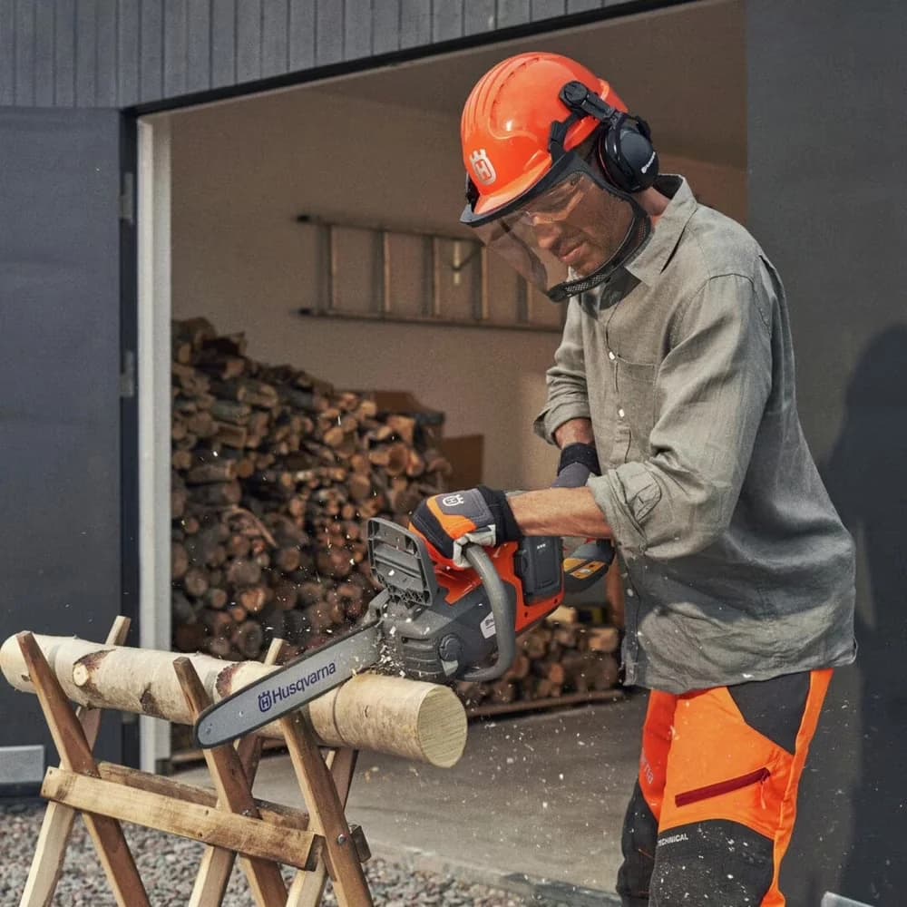 Versatile Chainsaw with 56V, Tool-Less Chain Tensioning - Orange - Professional Series Model 08FA45