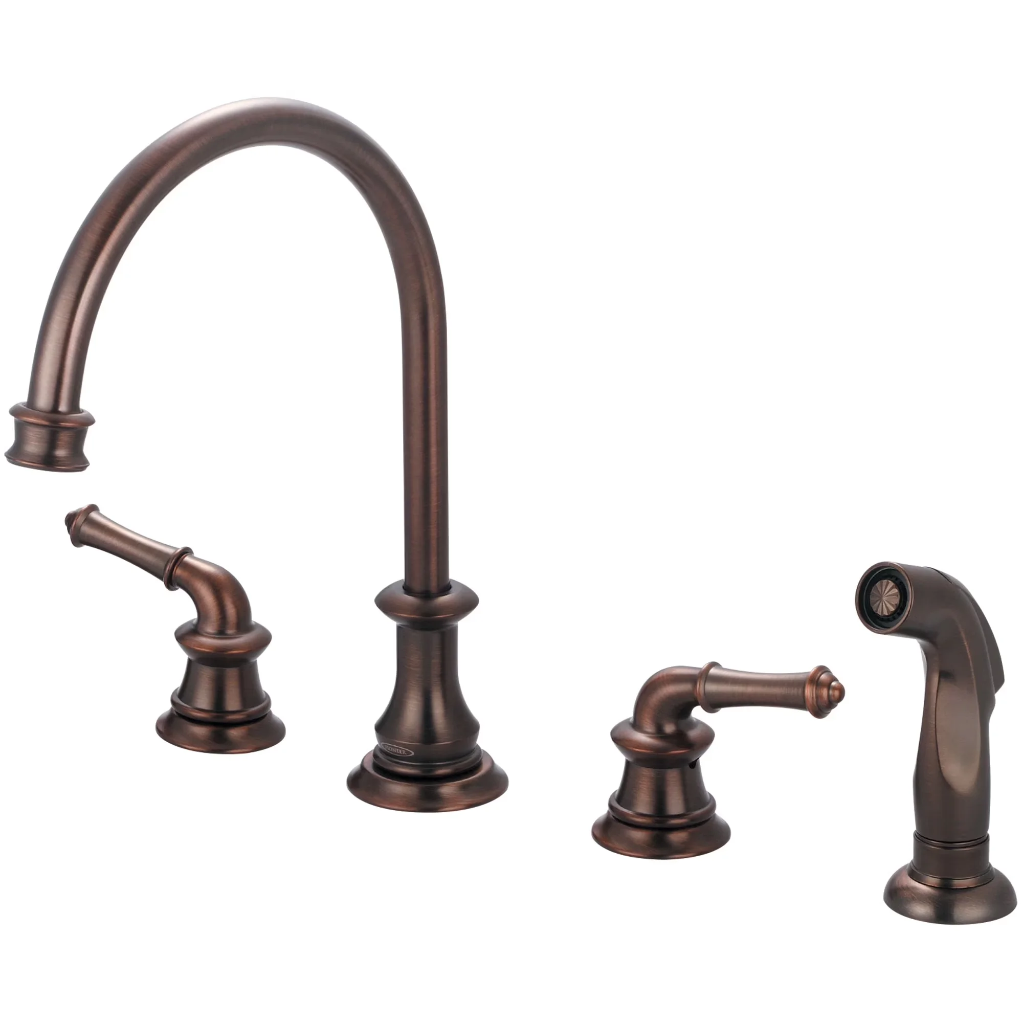 Kitchen Renovation Classic with Bronze, Oil Rubbed Bronze, Del Mar 1.5 GPM Widespread Faucet - Bronze Brass Model 5DC76A