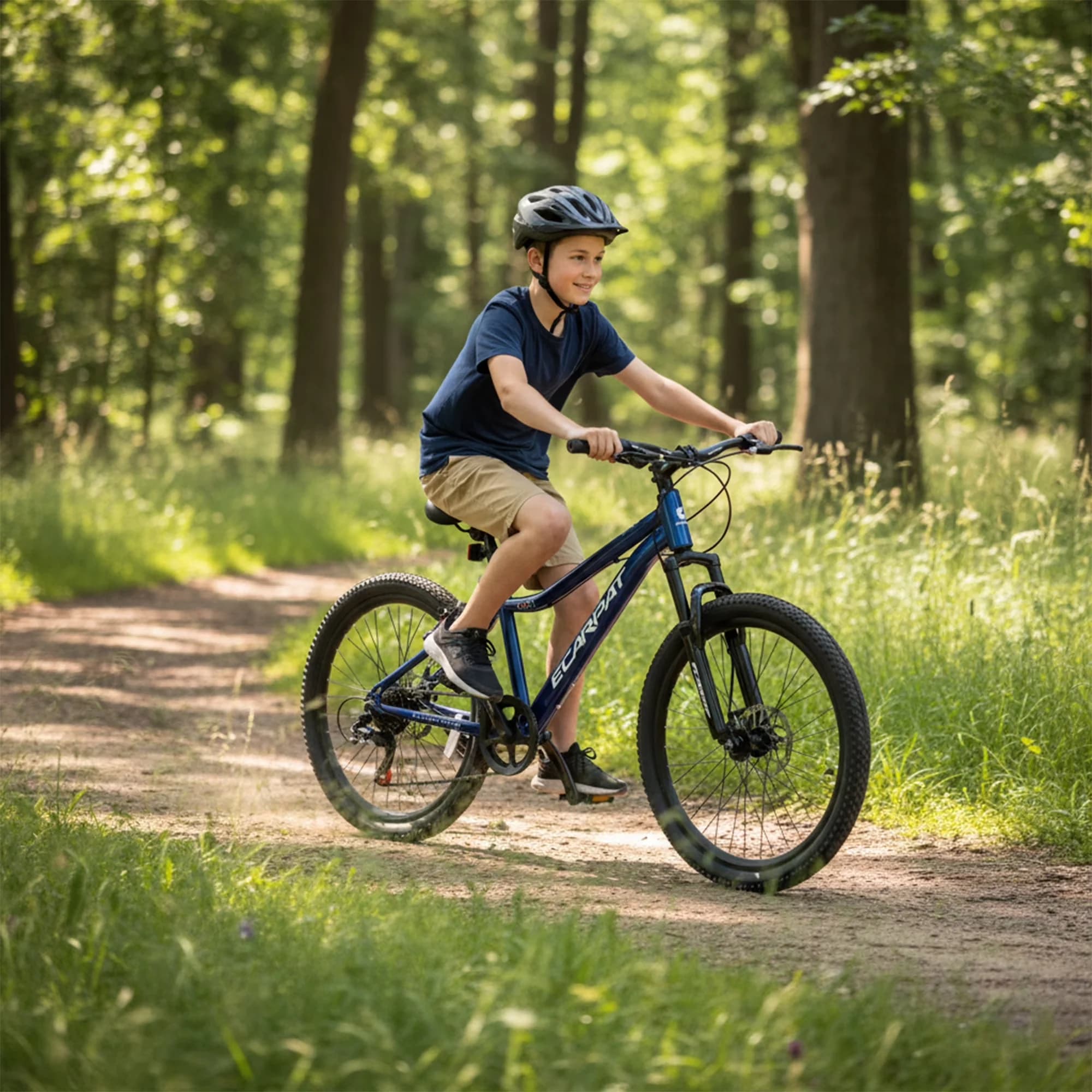 Innovative Kids Bike with Lightweight, Suspension Type: Front Suspension - Blue Model 882F99