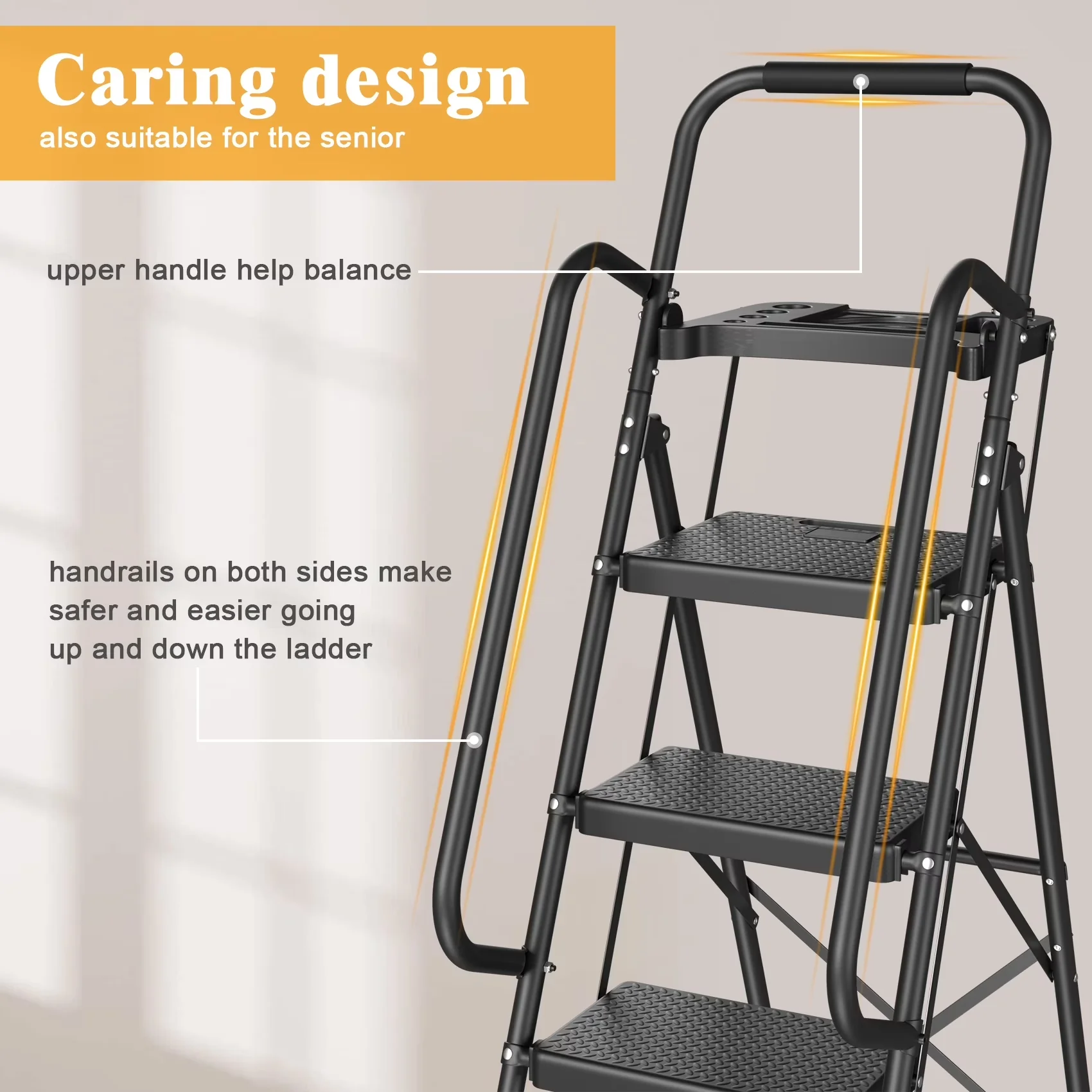 Stylish Building Material with Collapsible, Stain Resistant - Steel 66" x 21" x 43" Model 503ACF