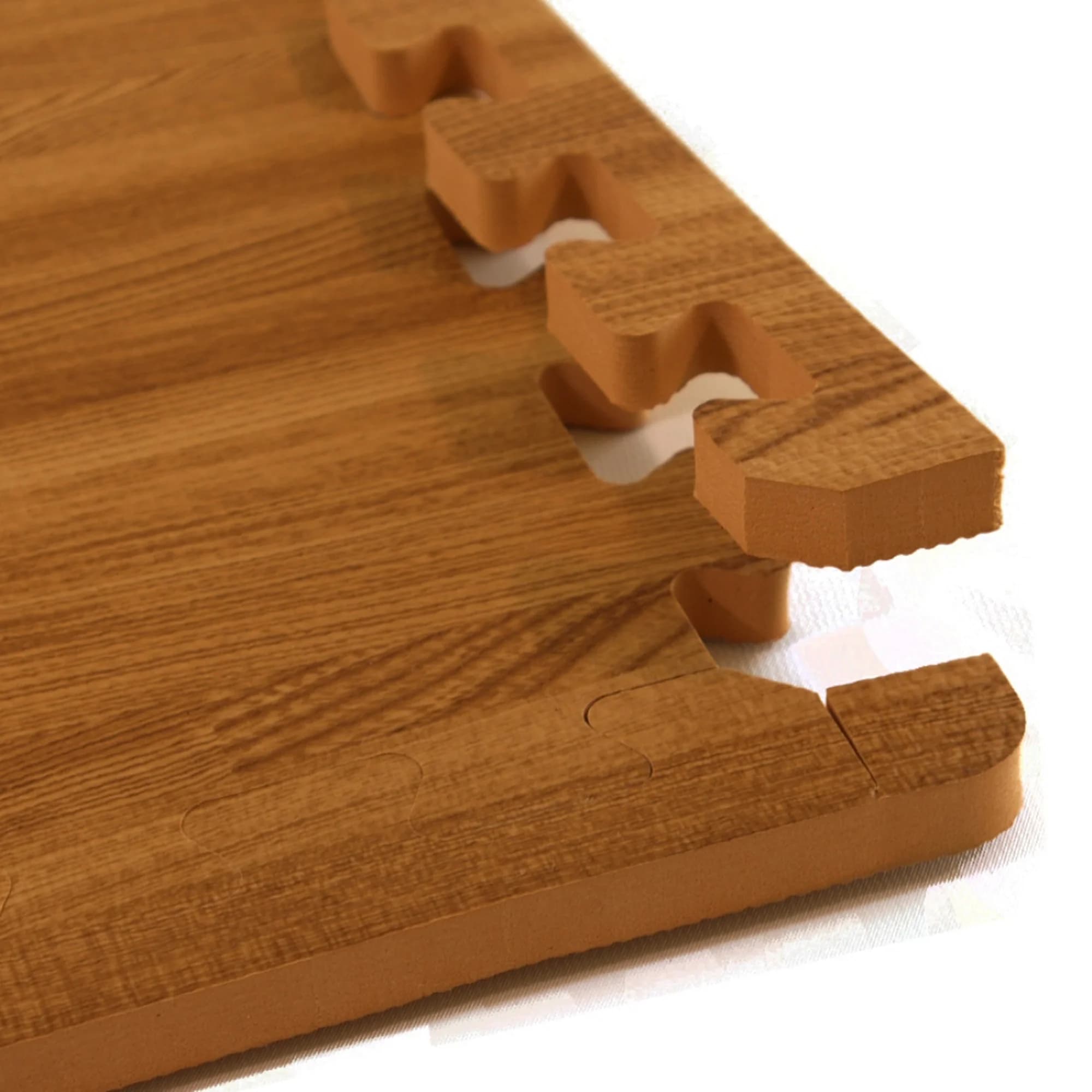 Efficient Grey Vinyl Flooring Vinyl Plank Flooring with Interlocking, Easy Installation - Eva Foam Brown Model 9A80F5