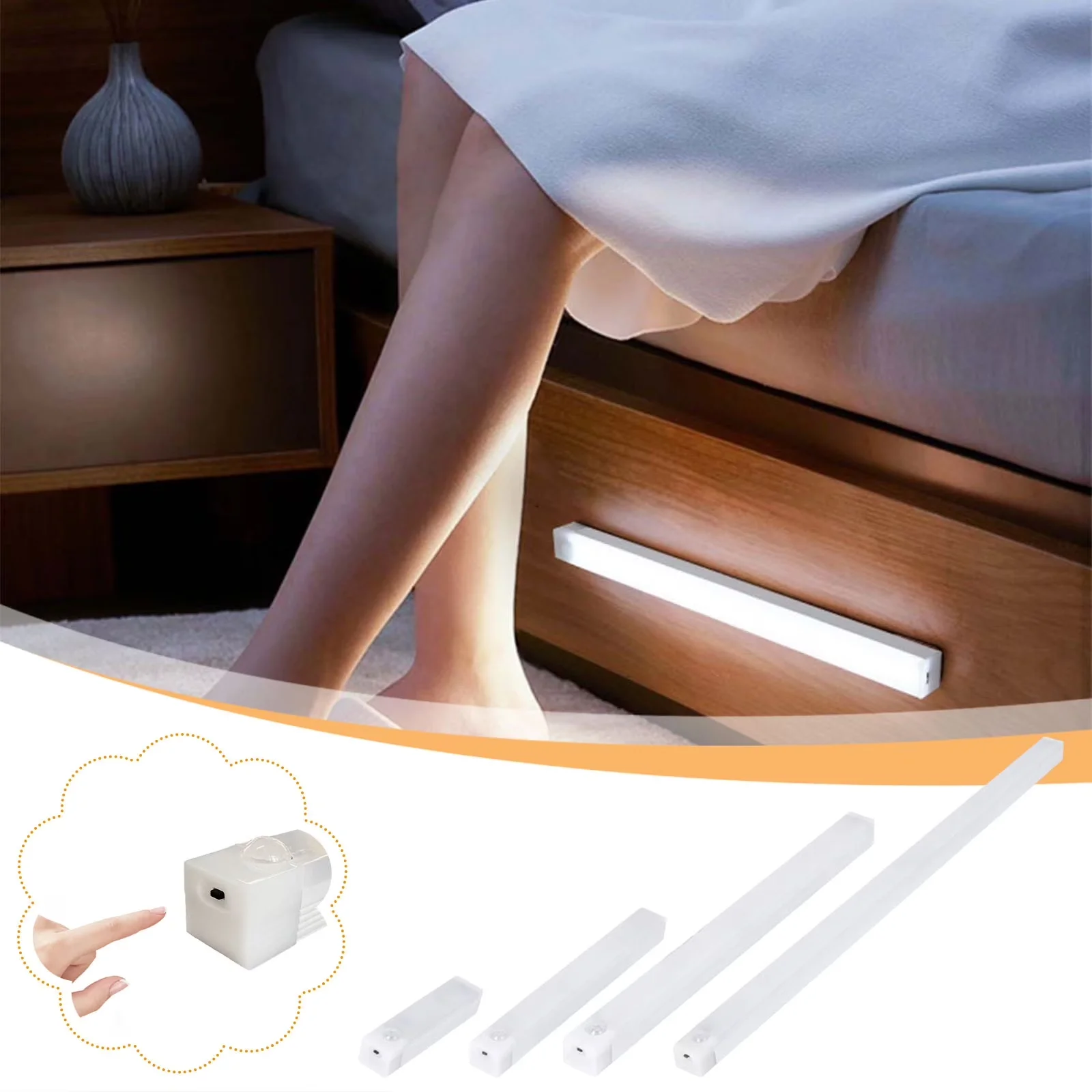 Reliable Lamp Set with LED, Battery, Sorbent Support Closet Bedroom Kitchen - Multicolor Plastic Model 181F1B