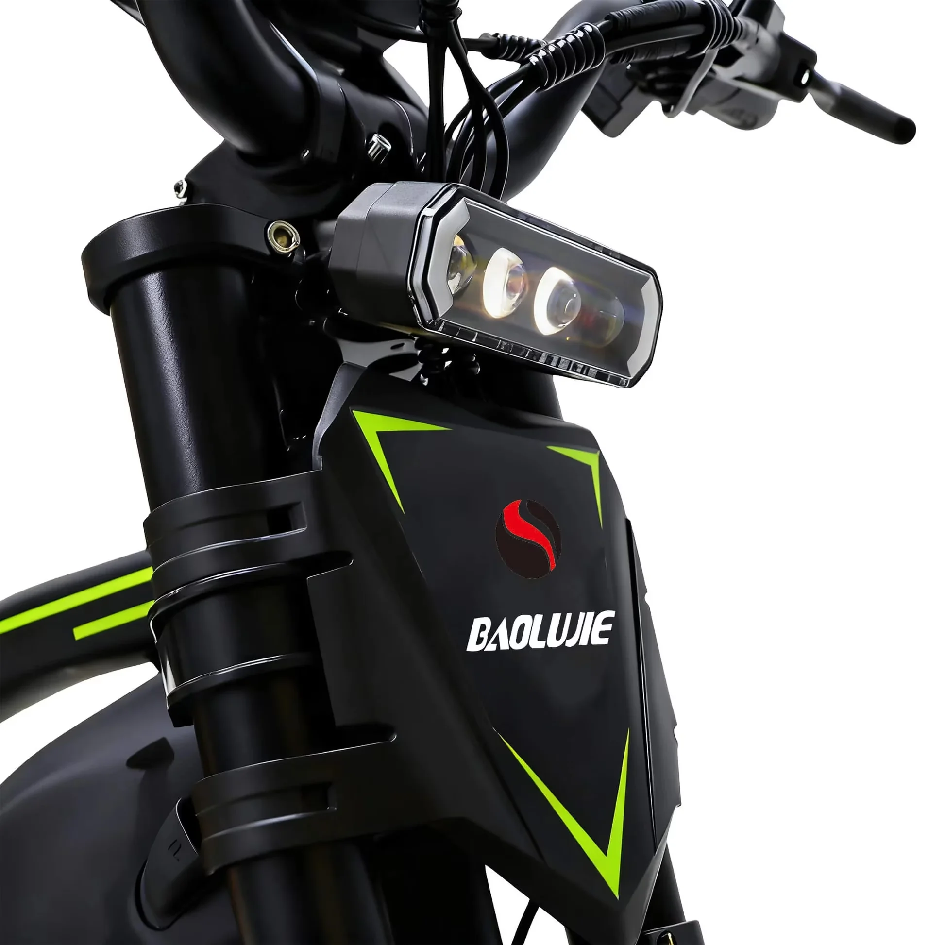 Stylish Electric Bike with Battery, 3000W, M2 3000W Dirt - Green - Long-Lasting Performance Model B9C551